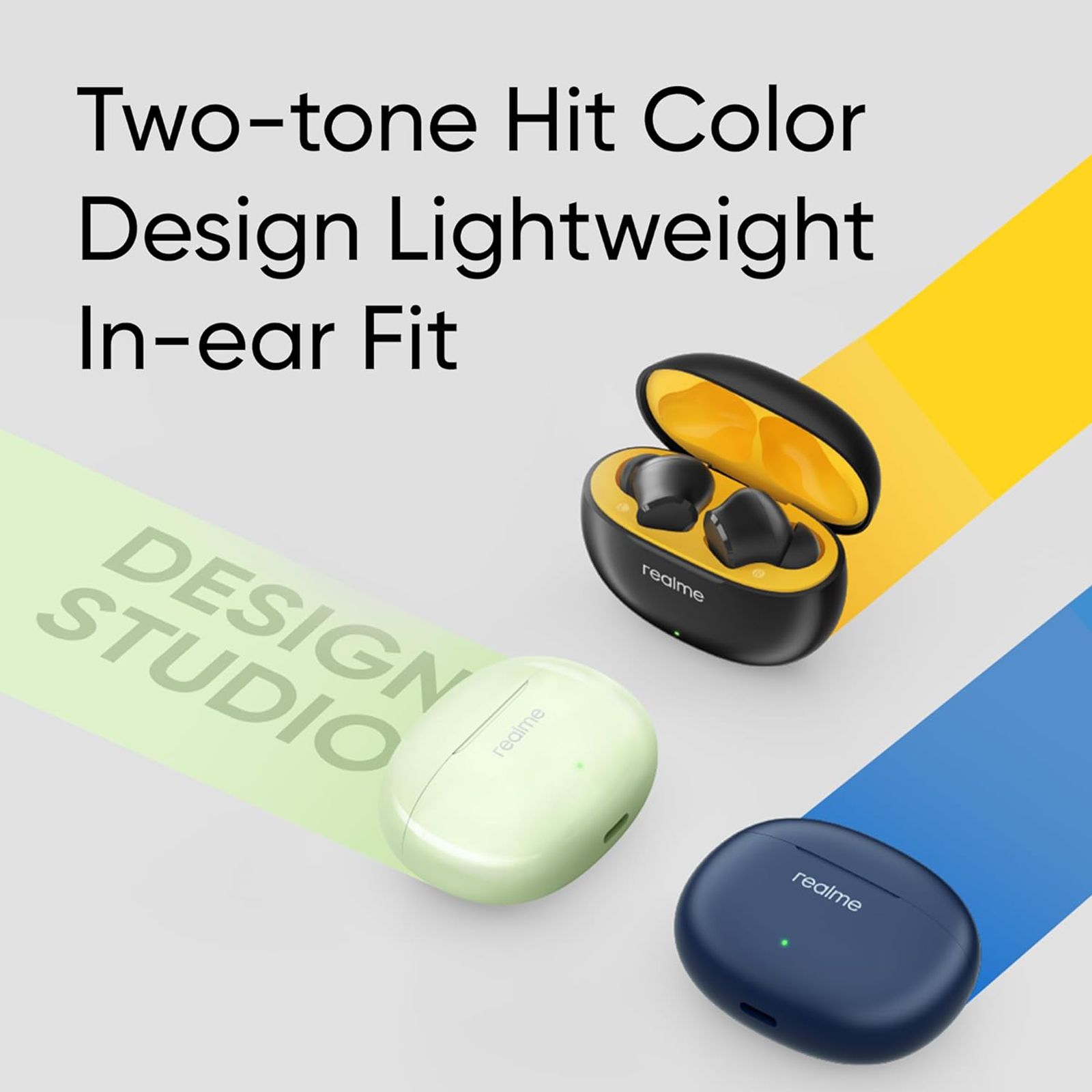 realme Buds T110 TWS Earbuds with AI Noise Cancellation (IPX5 Water Resistant, 38 Hours Playback, Country Green) realme Buds T110 TWS Earbuds with AI Noise Cancellation (IPX5 Water Resistant, 38 Hours Playback, Country Green)_6