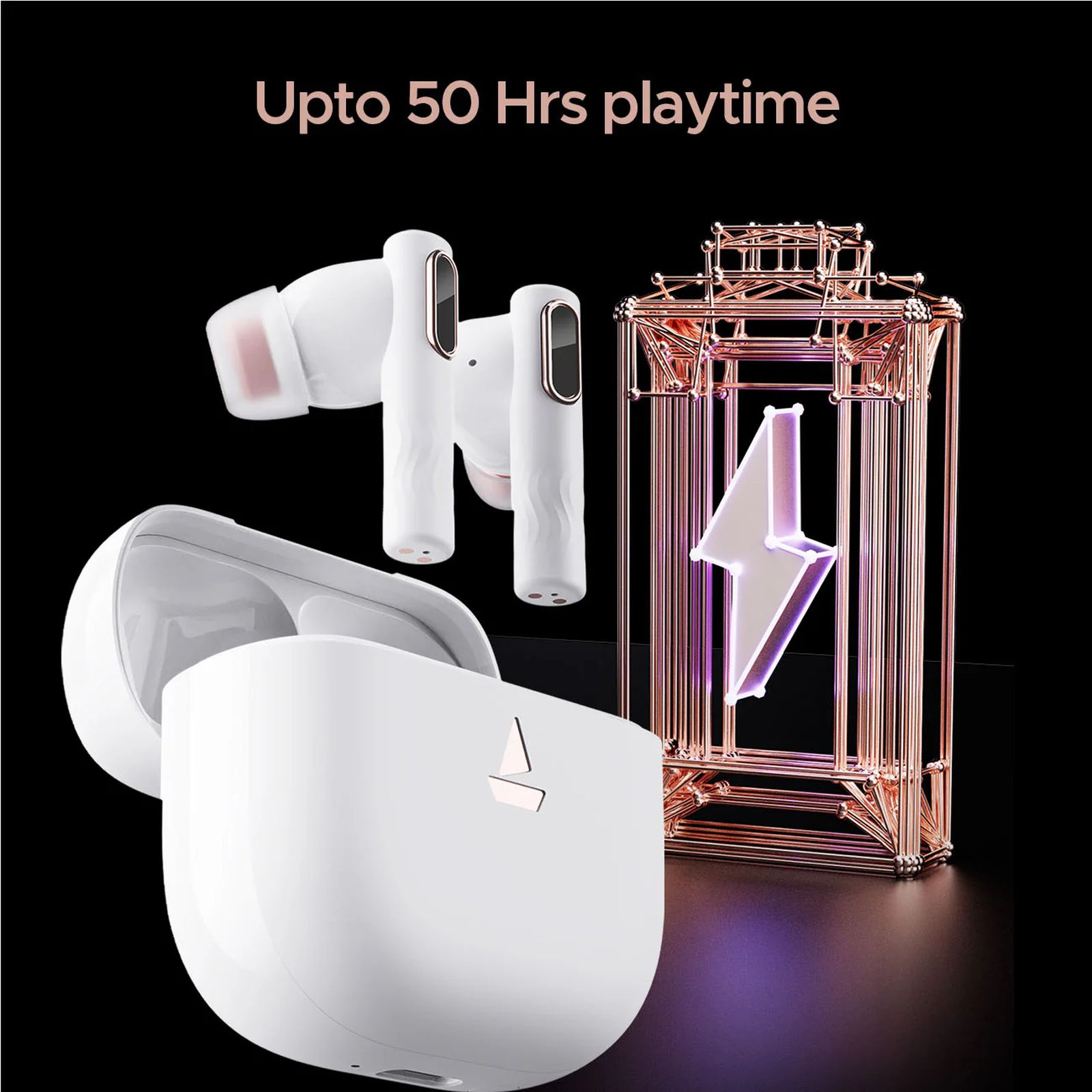 boAt Nirvana Nebula TWS Earbuds with Active Noise Cancellation (IPX5 Sweat & Water Resistant, Fast Charge, Celestial White) boAt Nirvana Nebula TWS Earbuds with Active Noise Cancellation (IPX5 Sweat & Water Resistant, Fast Charge, Celestial White)_8