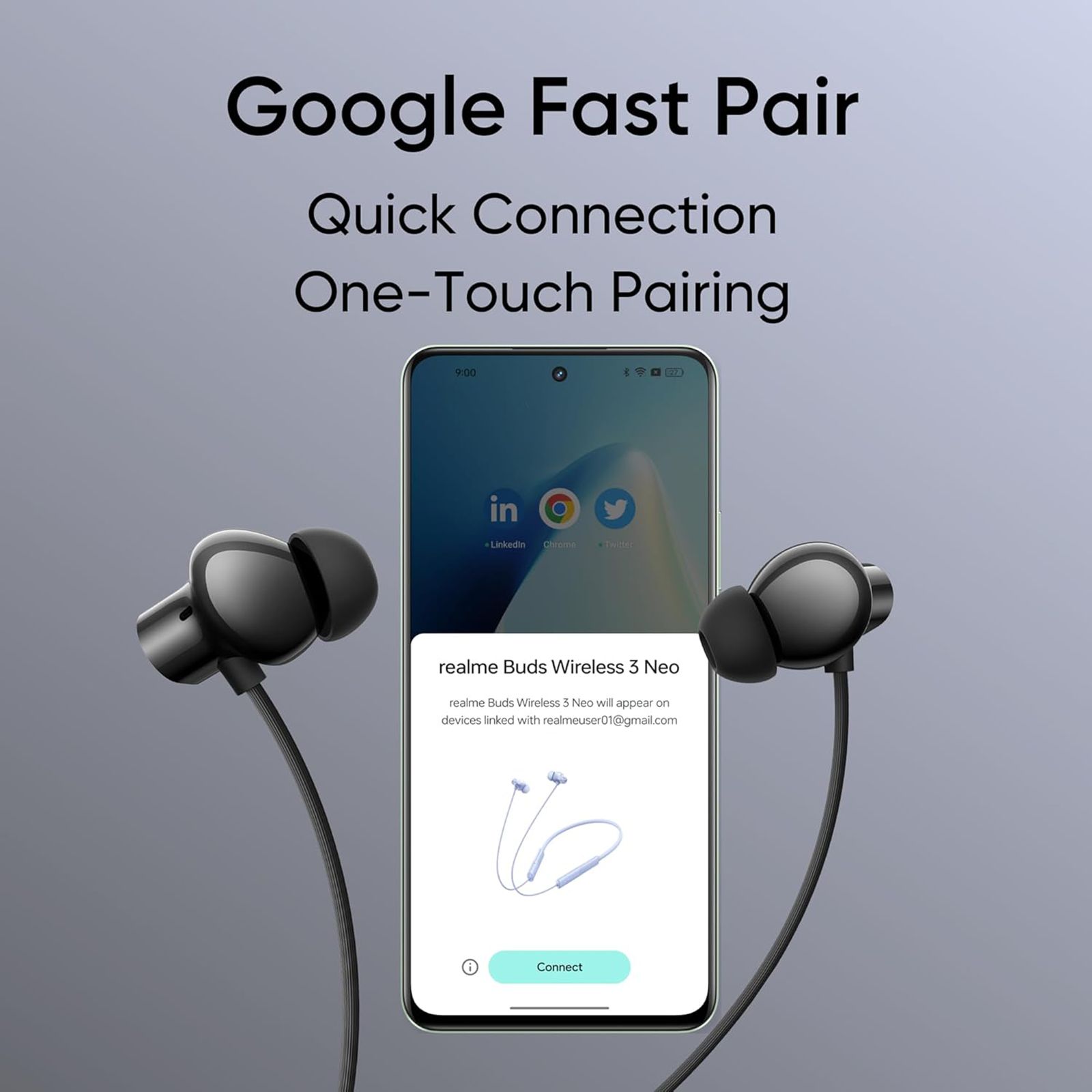 realme Buds Wireless 3 Neo Neckband with Environmental Noise Cancellation (IP55 Water Resistant, 32 Hours Playtime, Black) realme Buds Wireless 3 Neo Neckband with Environmental Noise Cancellation (IP55 Water Resistant, 32 Hours Playtime, Black)_12