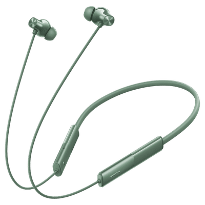 realme Buds Wireless 3 Neo RMA2305 Neckband with Environmental Noise Cancellation (IP55 Water & Dust Resistant, 32 Hours Playtime, Green)