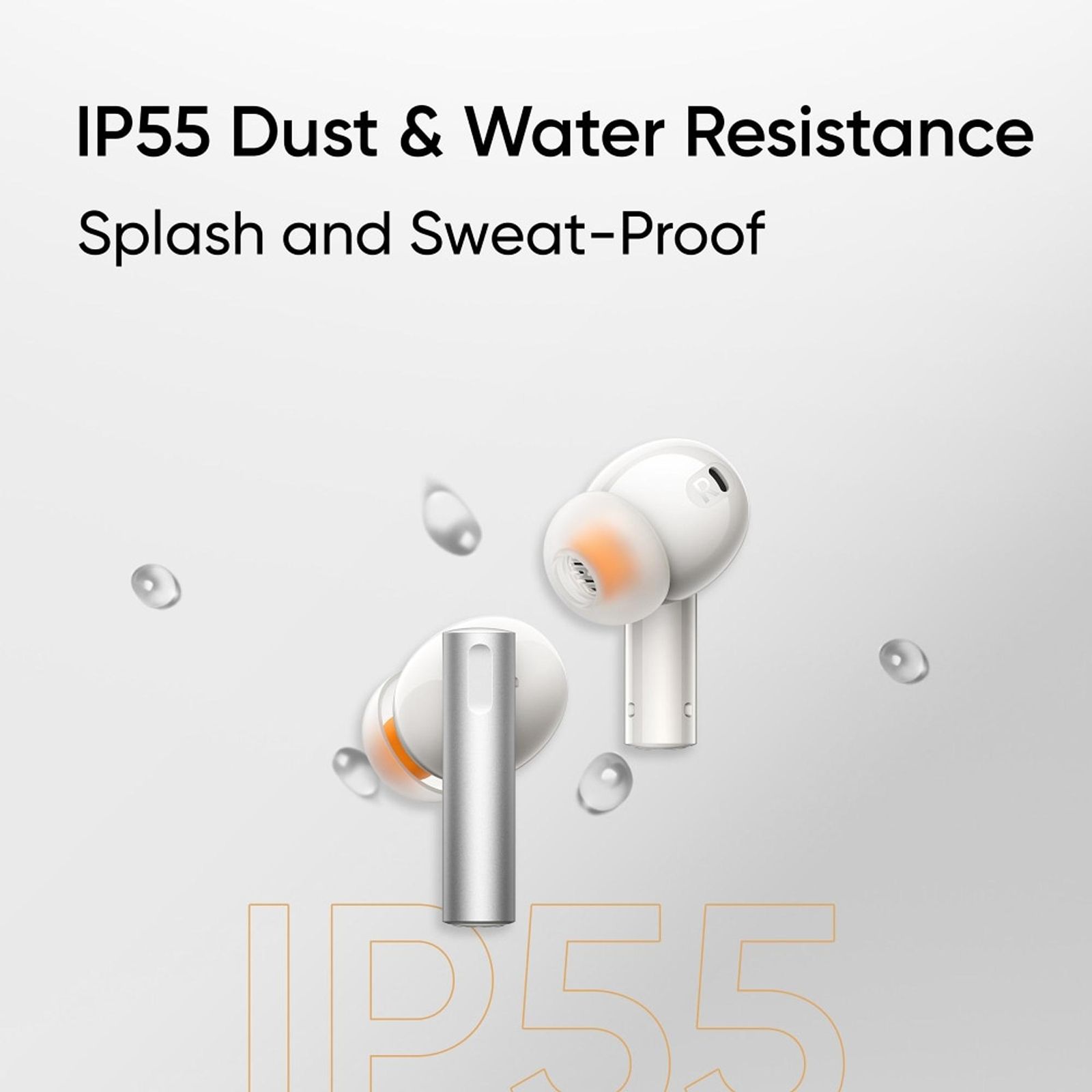 realme Buds Air 6 RMA2402 TWS Earbuds with Active Noise Cancellation (IP55 Water Resistant, Fast Charging, Flame Silver)_6