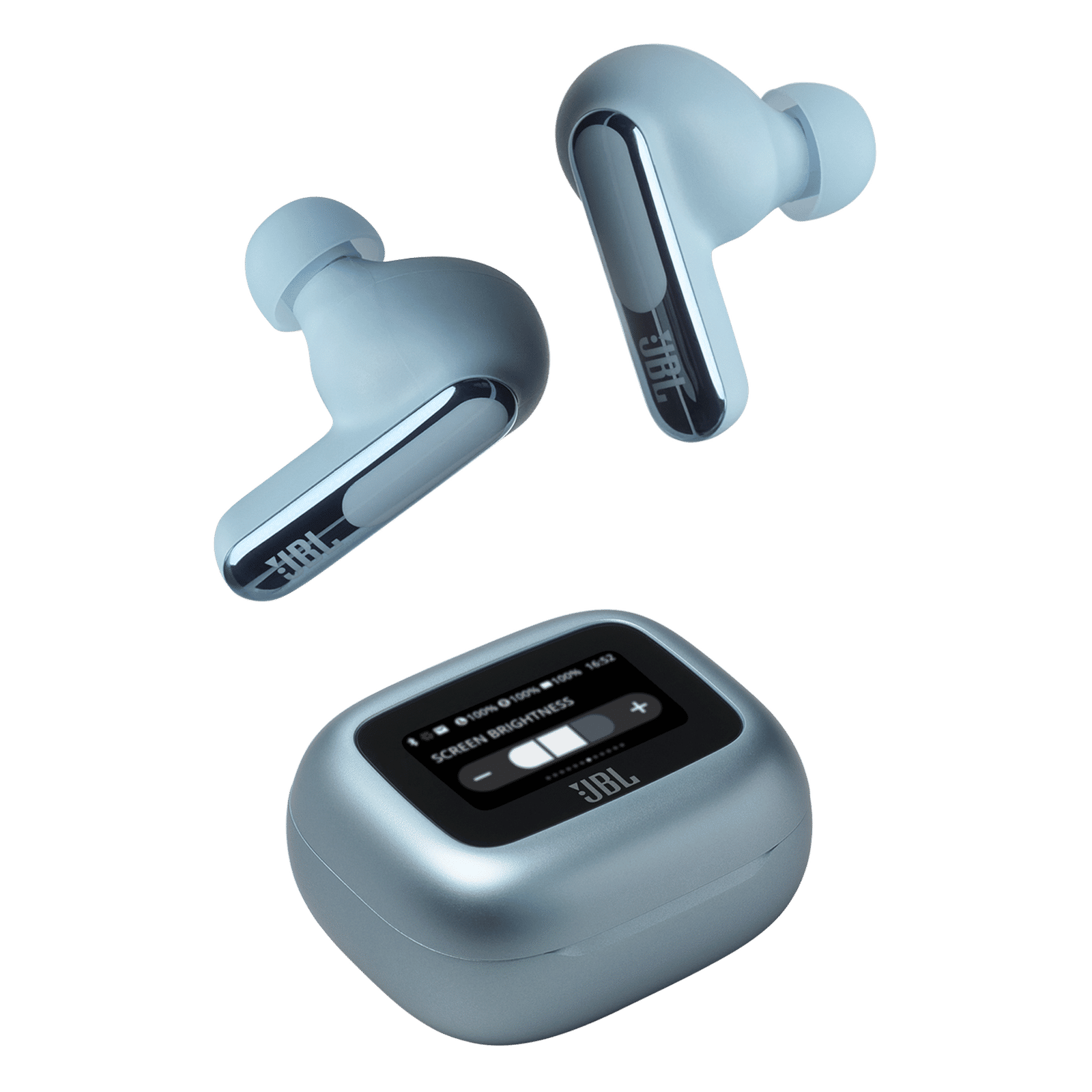JBL Live Beam 3 TWS Earbuds with Adaptive Noise Cancellation (IP55 Waterproof & Dustproof, Touchscreen Display, Blue) JBL Live Beam 3 TWS Earbuds with Adaptive Noise Cancellation (IP55 Waterproof & Dustproof, Touchscreen Display, Blue)_12
