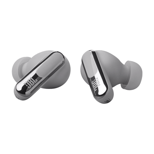 JBL Live Beam 3 TWS Earbuds with Adaptive Noise Cancellation (IP55 Waterproof & Dustproof, Touchscreen Display, Silver)_7