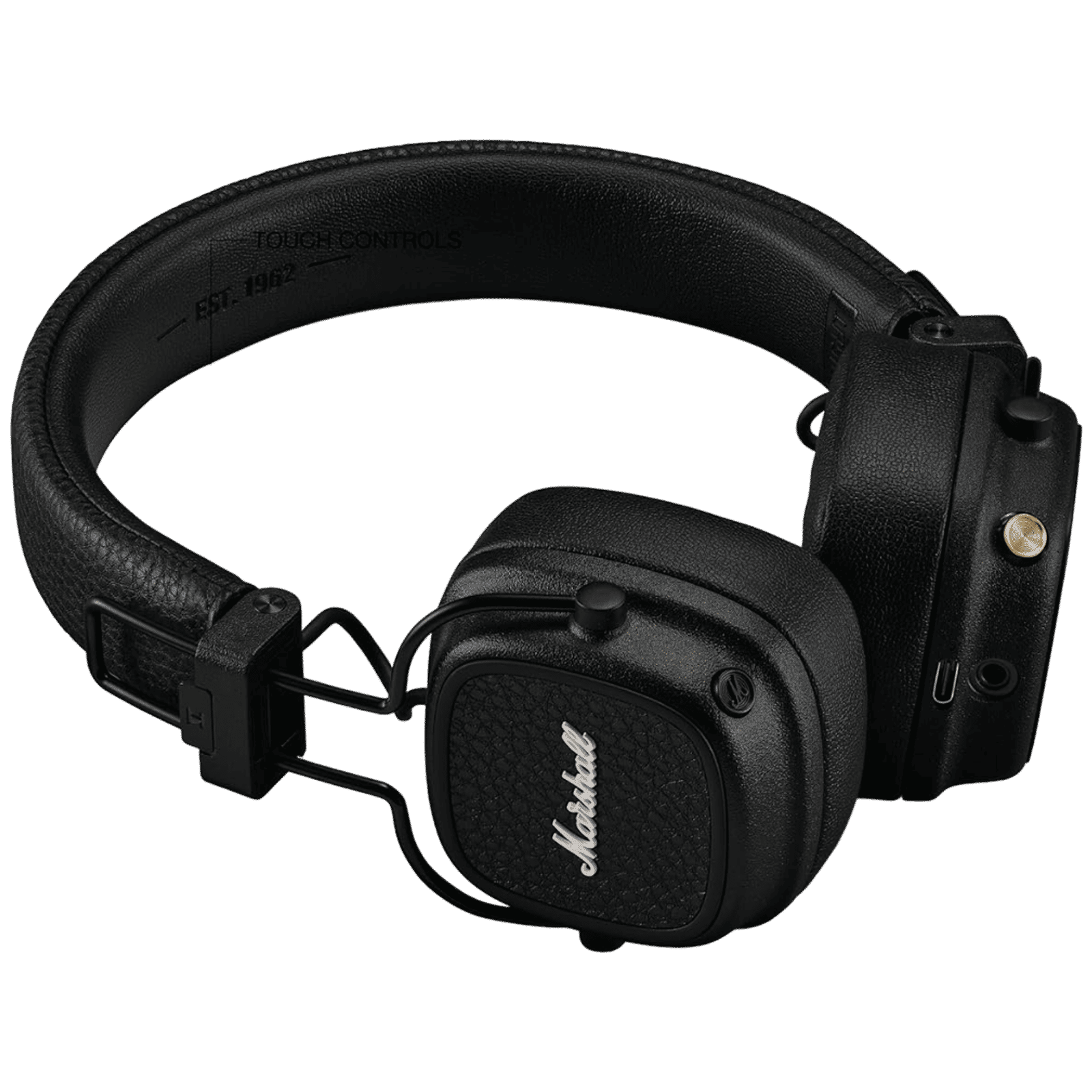 Marshall Major V Bluetooth Headphone with Mic (Upto 100 Hours Playback, On Ear, Black) Marshall Major V Bluetooth Headphone with Mic (Upto 100 Hours Playback, On Ear, Black)_3