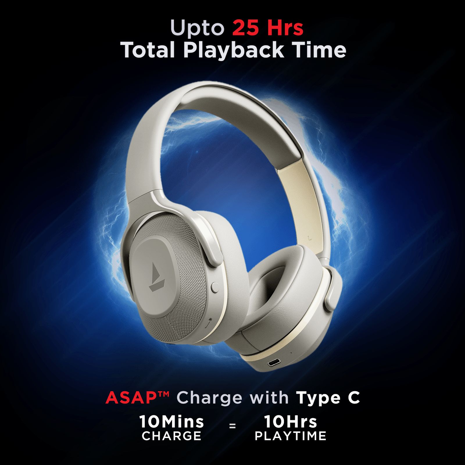 boAt Rockerz 425 Bluetooth Headphone with Mic (Environmental Noise Cancellation, Over Ear, Ash Grey) boAt Rockerz 425 Bluetooth Headphone with Mic (Environmental Noise Cancellation, Over Ear, Ash Grey)_4