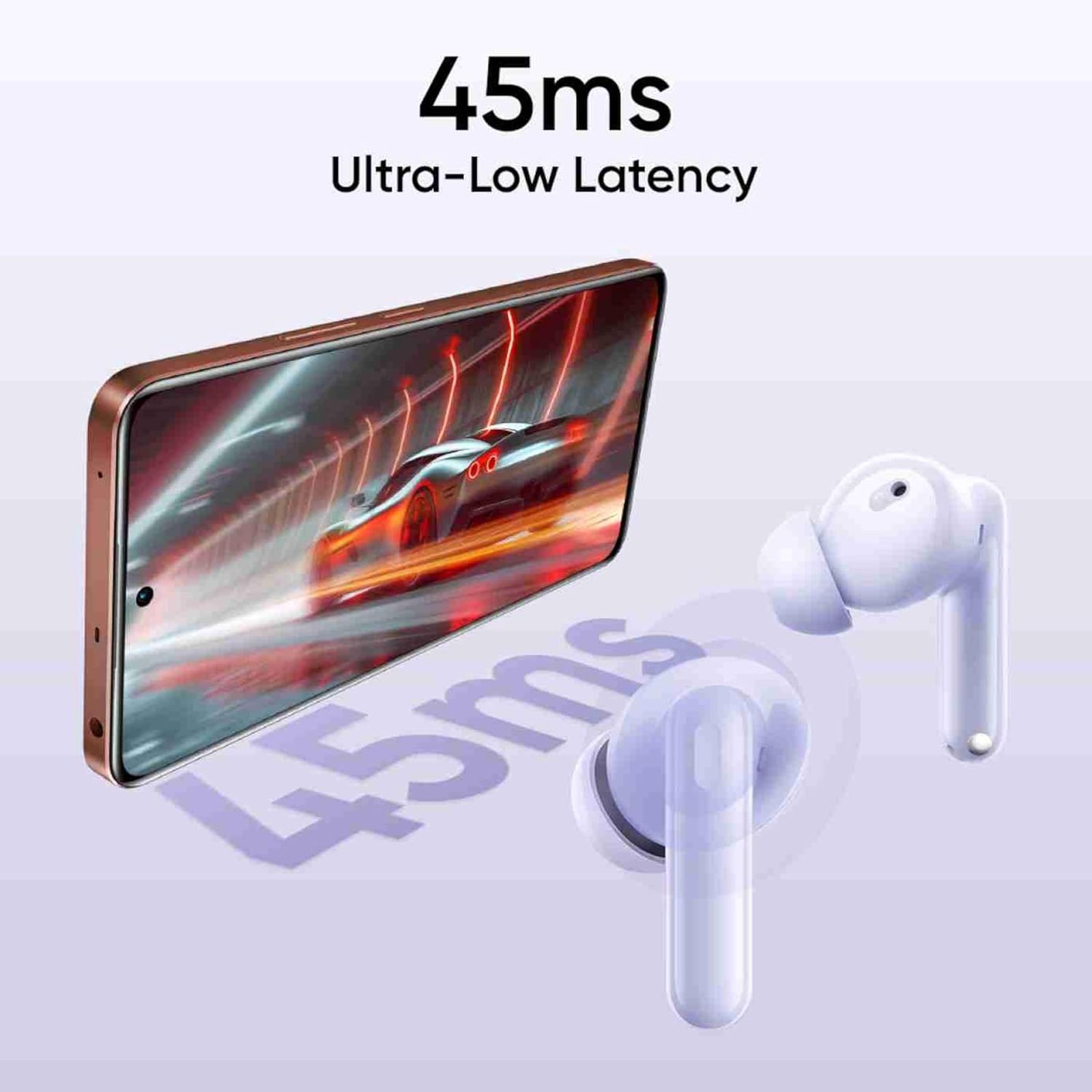 realme T310 TWS Earbuds with Hybrid Noise Cancellation (IP55 Water & Dust Resistance, 40 Hours Playback, Monet Purple)_9