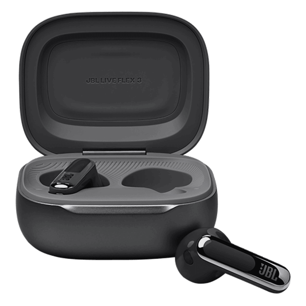 JBL Live Flex 3 TWS Earbuds with Adaptive Noise Cancellation (IP54 Water Resistant, Touchscreen Display, Black) JBL Live Flex 3 TWS Earbuds with Adaptive Noise Cancellation (IP54 Water Resistant, Touchscreen Display, Black)_12