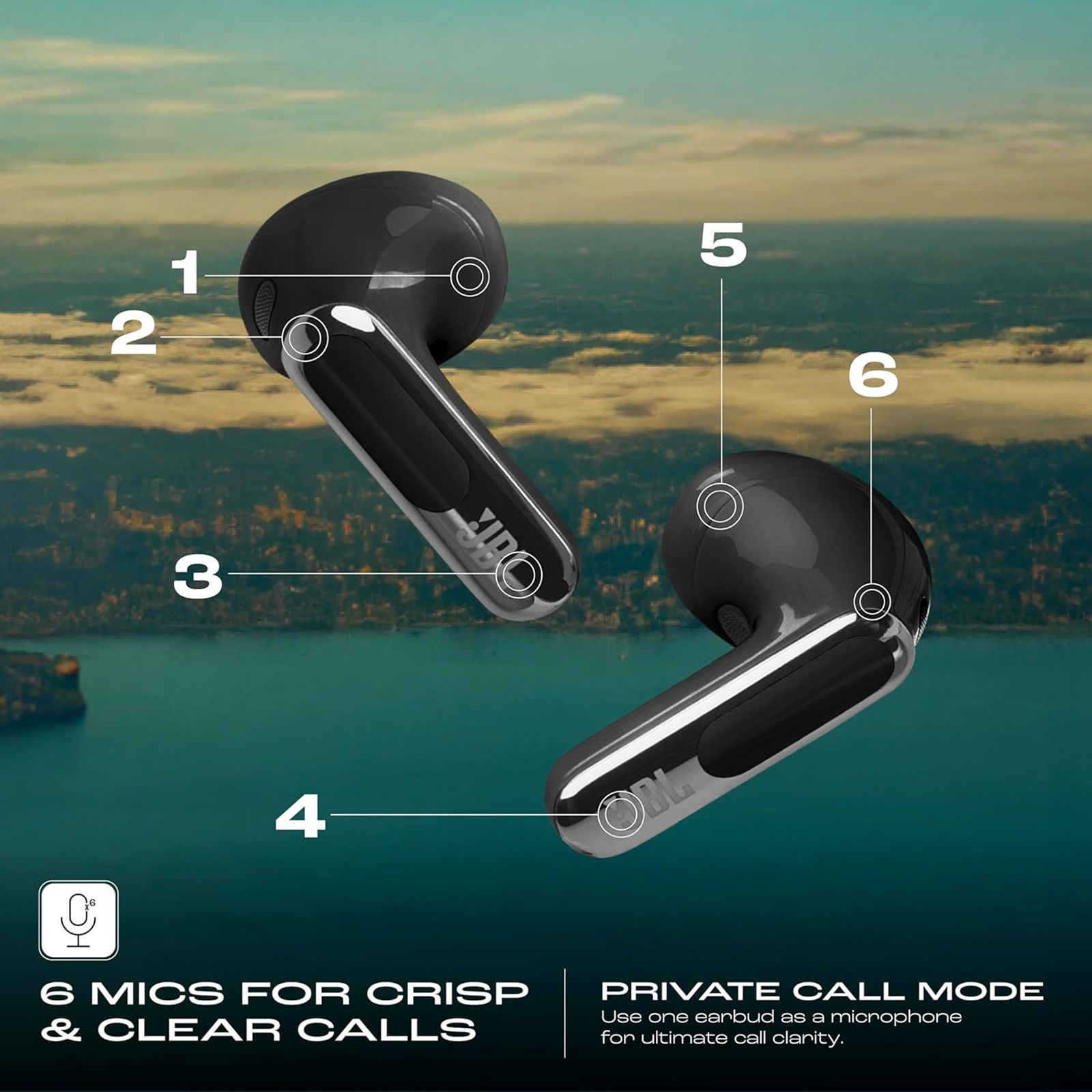 JBL Live Flex 3 TWS Earbuds with Adaptive Noise Cancellation (IP54 Water Resistant, Touchscreen Display, Black) JBL Live Flex 3 TWS Earbuds with Adaptive Noise Cancellation (IP54 Water Resistant, Touchscreen Display, Black)_14