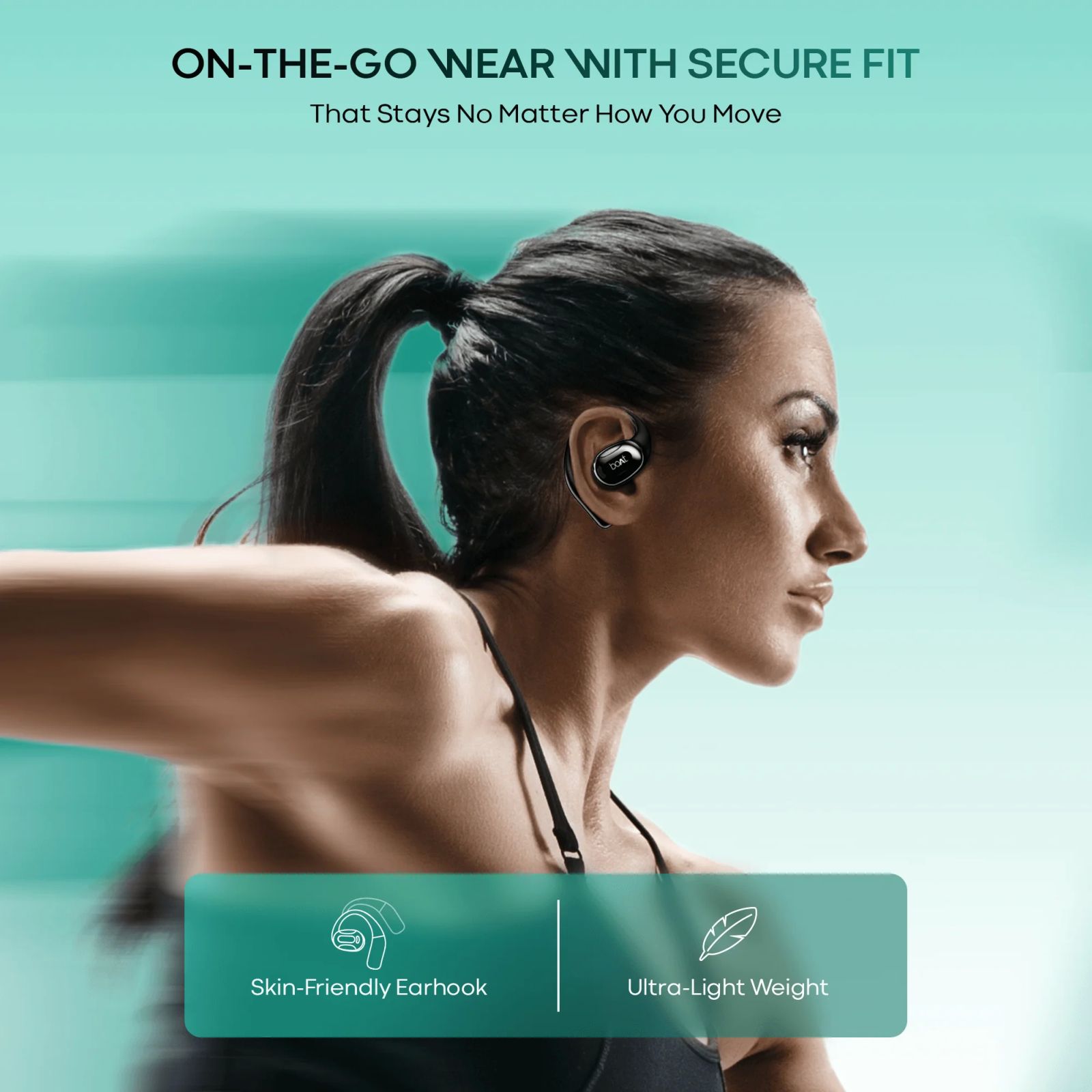 boAt Airdopes ProGear TWS Earbuds (IPX5 Sweat Resistant, Air Conduction Technology, Active Black) _5