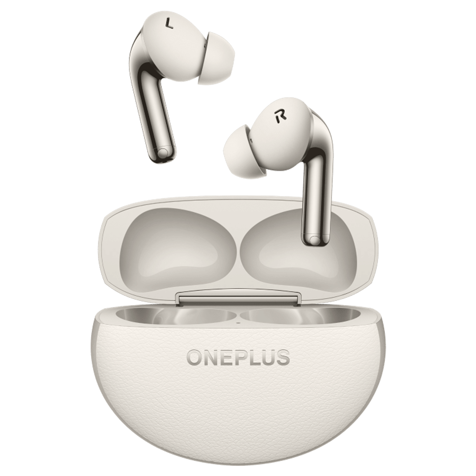 OnePlus Buds Pro 3 TWS Earbuds with Adaptive Noise Cancellation (IP55 Dust Resistant, 43 Hours Playback, Lunar Radiance)_1