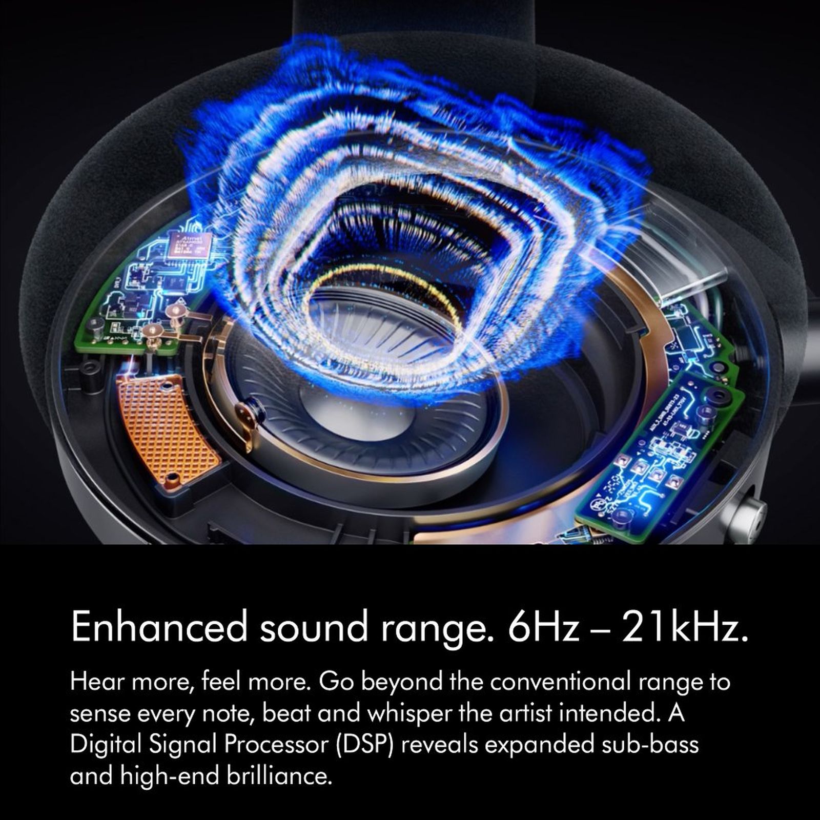 dyson OnTrac Bluetooth Headphone with Mic (Siri Voice Assistant, Over Ear, CNC Black Nickel)_4