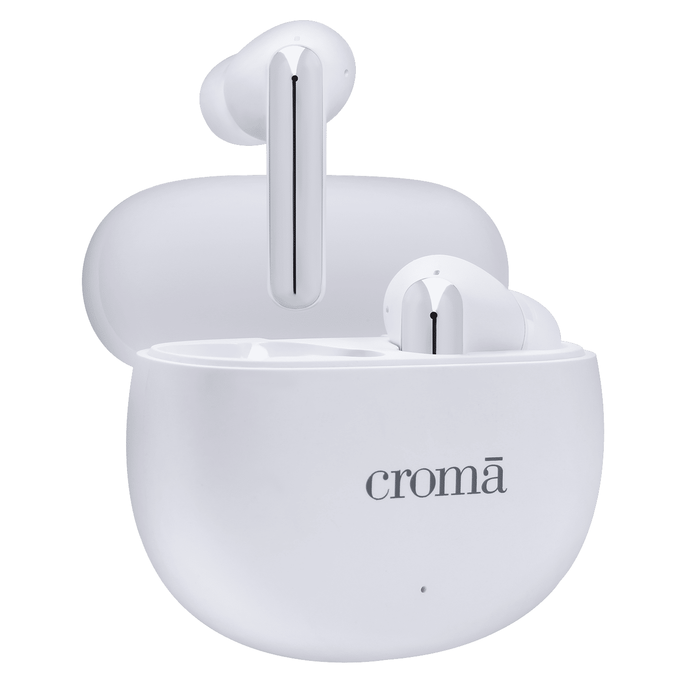 Croma TWS Earbuds with Environmental Noise Cancellation (IPX4 Water Resistant, Quad Mic, White) Croma TWS Earbuds with Environmental Noise Cancellation (IPX4 Water Resistant, Quad Mic, White)_8