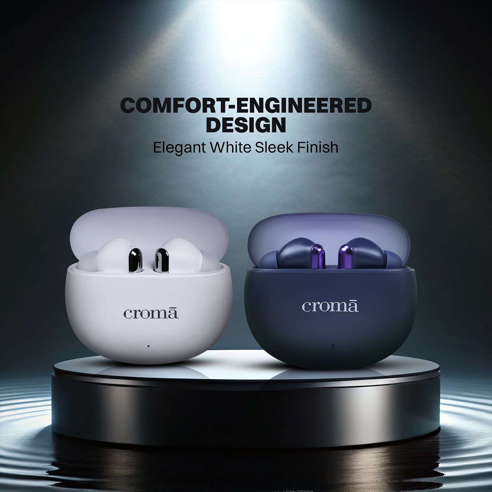 Croma TWS Earbuds with Environmental Noise Cancellation (IPX4 Water Resistant, Quad Mic, Blue)_17
