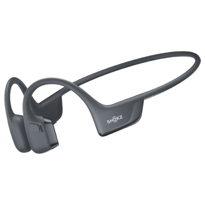 SHOKZ OpenRun Pro 2 Bone Conduction Bluetooth Headphone with Active Noise Cancellation (IP55 Water Resistant, Quick Charge, Black)