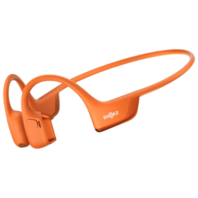 SHOKZ OpenRun Pro 2 Bone Conduction Bluetooth Headphone with Active Noise Cancellation (IP55 Water Resistant, Quick Charge, Orange)