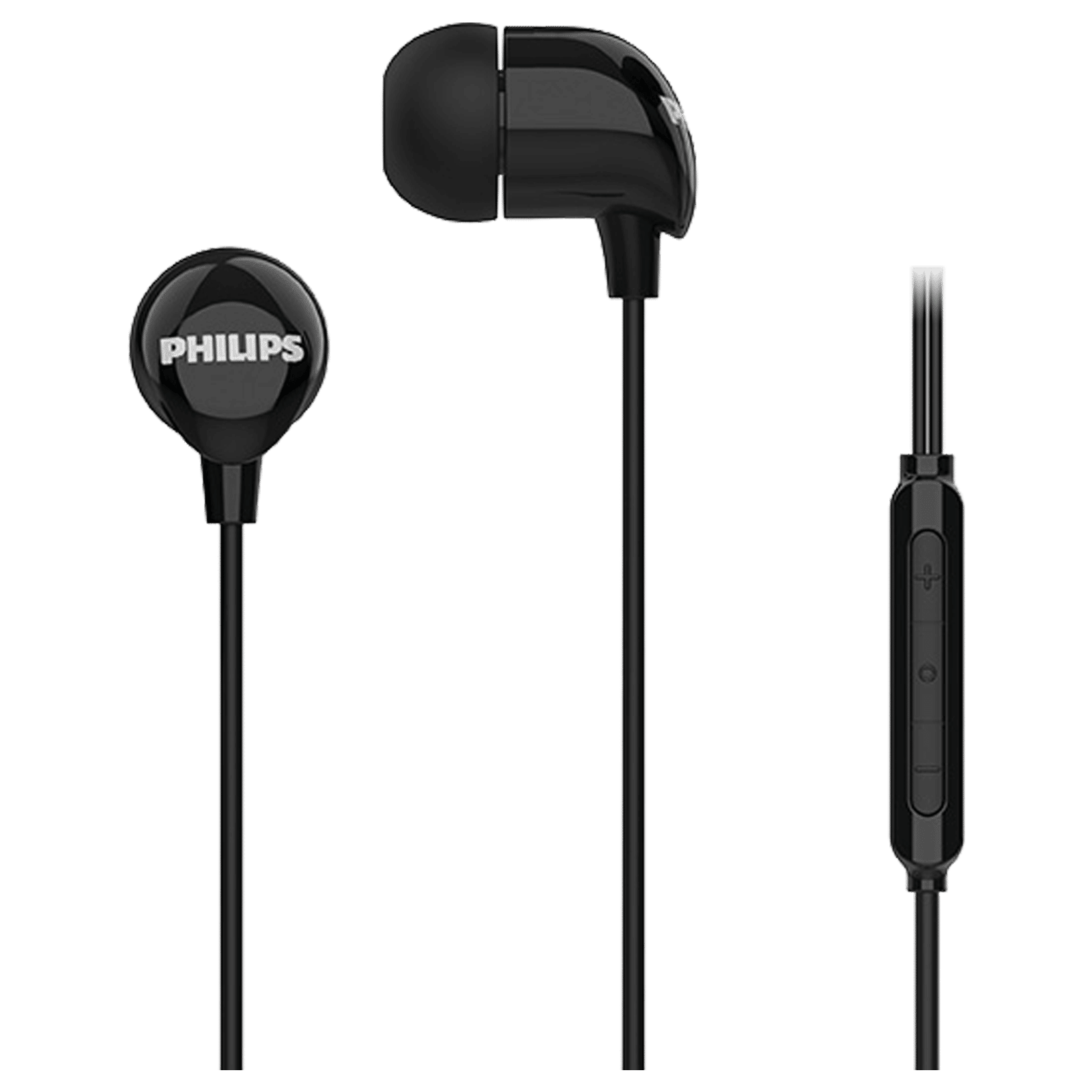 PHILIPS TAE2146 Wired Earphone with Mic (USB Type-C Connector, In Ear, Black) PHILIPS TAE2146 Wired Earphone with Mic (USB Type-C Connector, In Ear, Black)_1