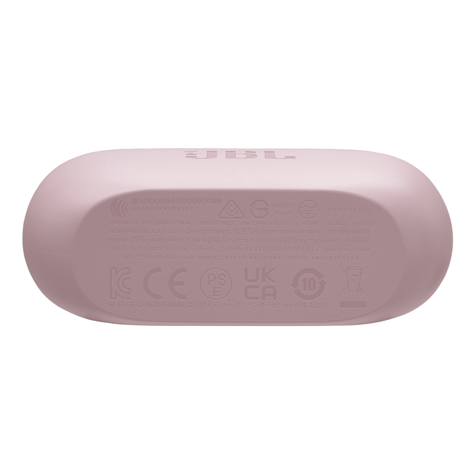 JBL Wave Buds 2 TWS Earbuds with Active Noise Cancellation (IP54 Water Resistant, 40 Hours Playtime, Pink) JBL Wave Buds 2 TWS Earbuds with Active Noise Cancellation (IP54 Water Resistant, 40 Hours Playtime, Pink)_7