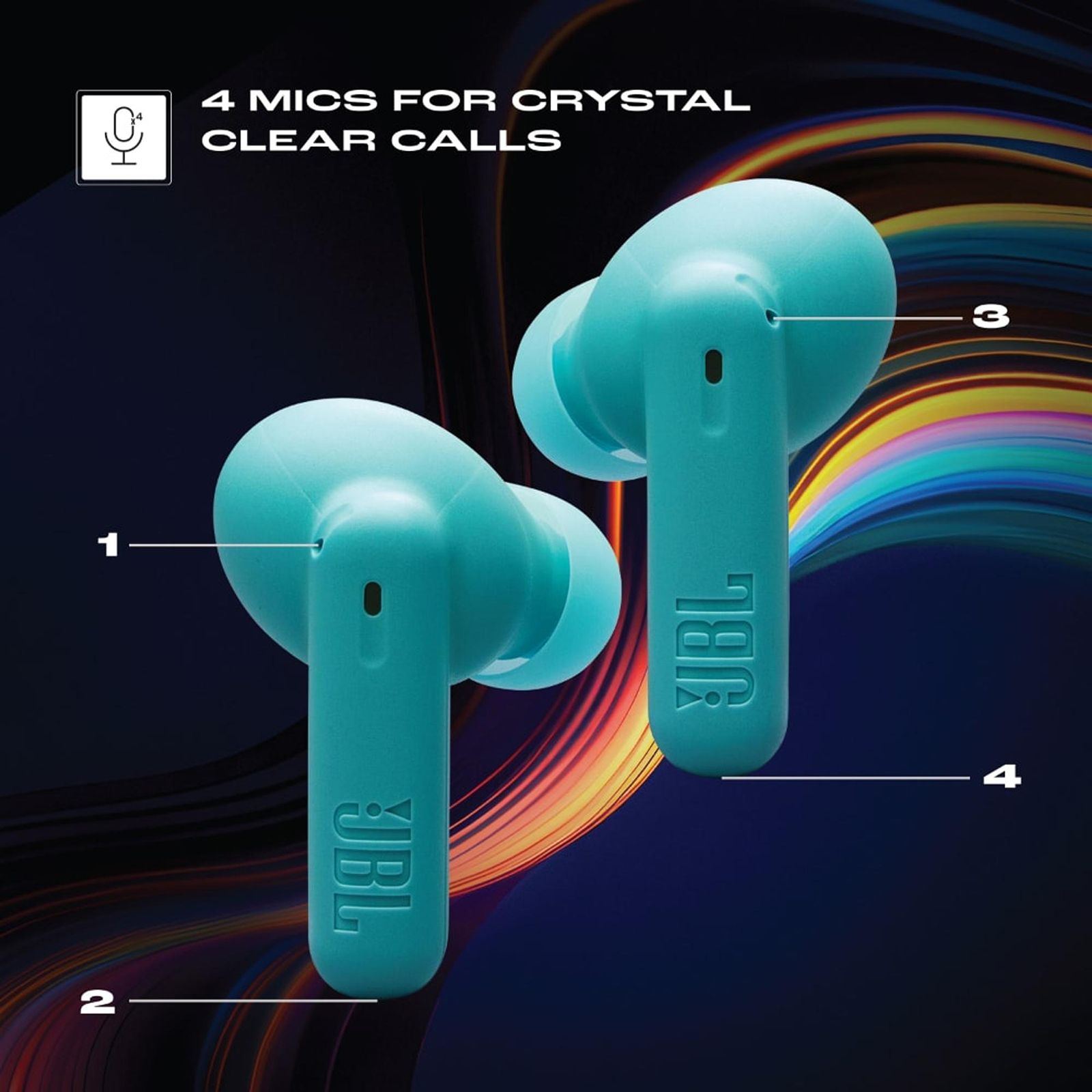 JBL Wave Beam 2 TWS Earbuds with Active Noise Cancellation (IP54 Water Resistant, 40 Hours Playtime, Blue)_17