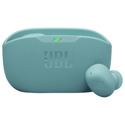 JBL Wave Buds 2 TWS Earbuds with Active Noise Cancellation (IP54 Water Resistant, 40 Hours Playtime, Blue)