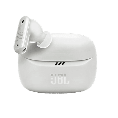 JBL Tune Beam 2 JBLTBEAM2WHT TWS Earbuds with Adaptive Noise Cancellation (IP54 Water Resistant, Smart Ambient Technology, White)