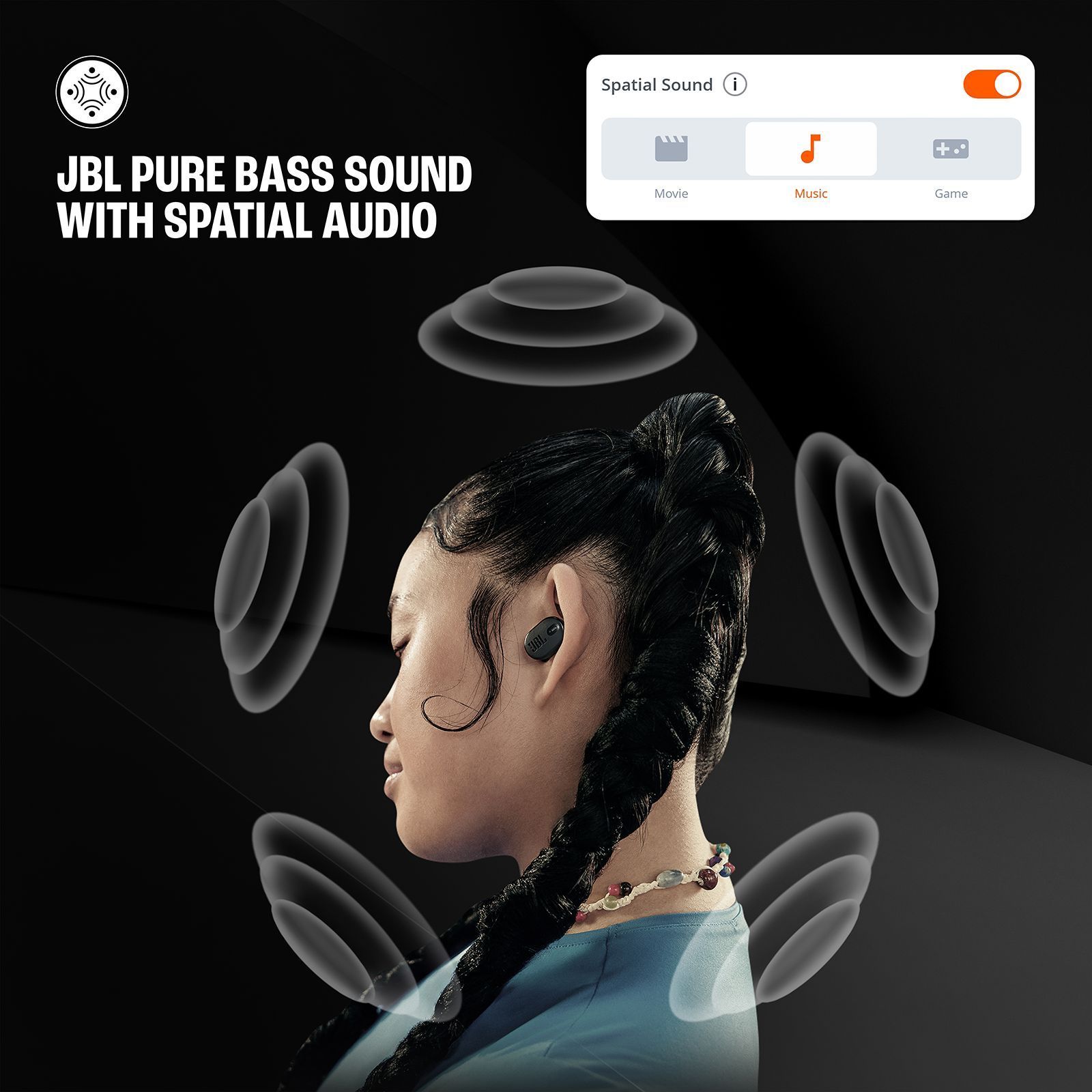 JBL Tune Buds 2 TWS Earbuds with Adaptive Noise Cancellation (IP54 Water Resistant, 48 Hours Playback, Black) JBL Tune Buds 2 TWS Earbuds with Adaptive Noise Cancellation (IP54 Water Resistant, 48 Hours Playback, Black)_20