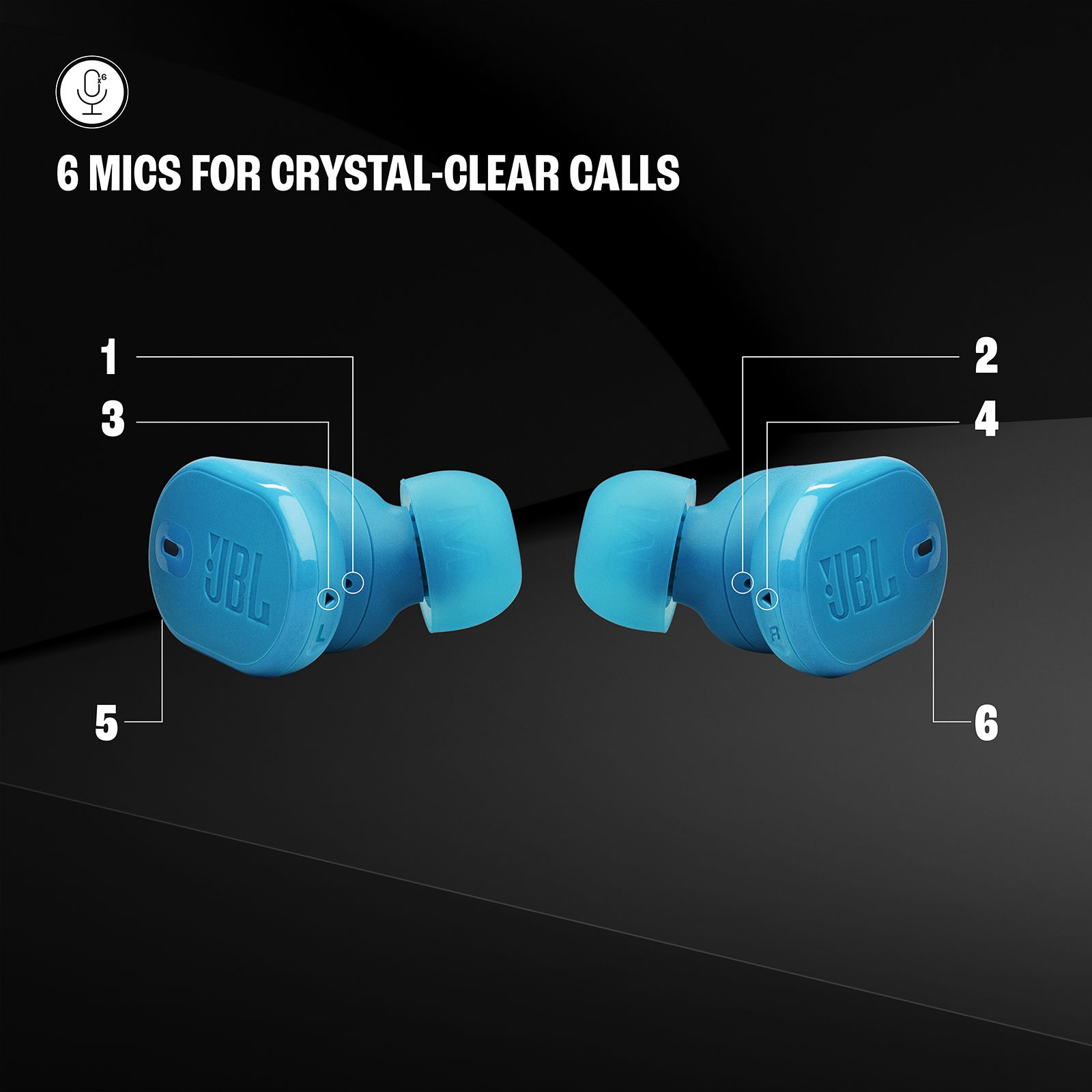 JBL Tune Buds 2 TWS Earbuds with Adaptive Noise Cancellation (IP54 Water Resistant, 48 Hours Playback, Turquoise) JBL Tune Buds 2 TWS Earbuds with Adaptive Noise Cancellation (IP54 Water Resistant, 48 Hours Playback, Turquoise)_18