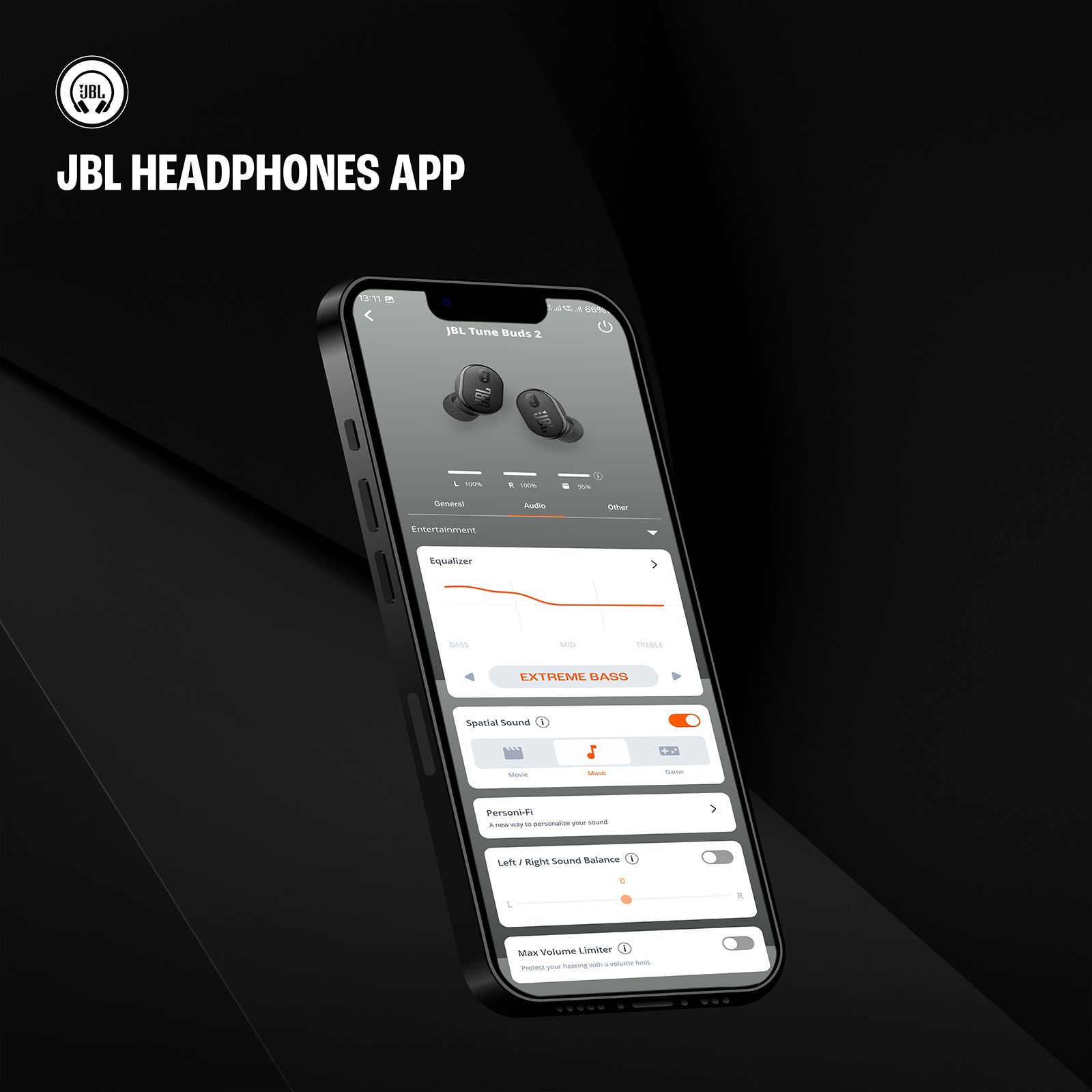 JBL Tune Buds 2 TWS Earbuds with Adaptive Noise Cancellation (IP54 Water Resistant, 48 Hours Playback, White) JBL Tune Buds 2 TWS Earbuds with Adaptive Noise Cancellation (IP54 Water Resistant, 48 Hours Playback, White)_16