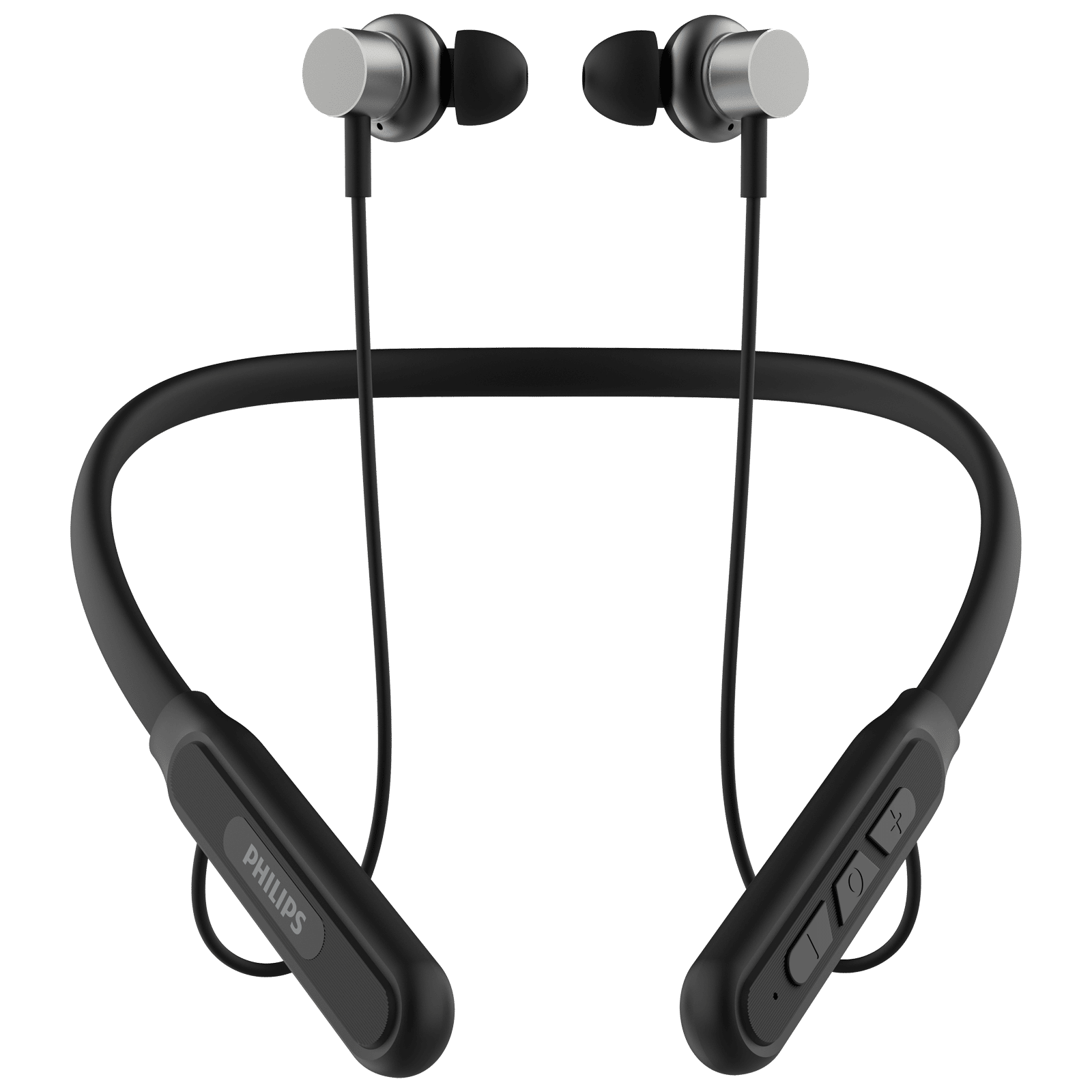 PHILIPS 1000 Series Neckband with Environmental Noise Cancellation (60 Hours Playtime, Deep Black) PHILIPS 1000 Series Neckband with Environmental Noise Cancellation (60 Hours Playtime, Deep Black)_1