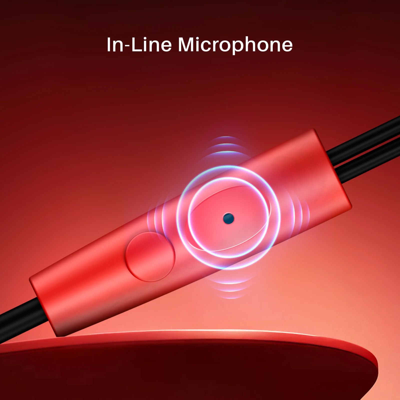 boAt Bassheads 95 Wired Earphone with Mic (3.5mm Connector, In Ear, Raging Red) boAt Bassheads 95 Wired Earphone with Mic (3.5mm Connector, In Ear, Raging Red)_5