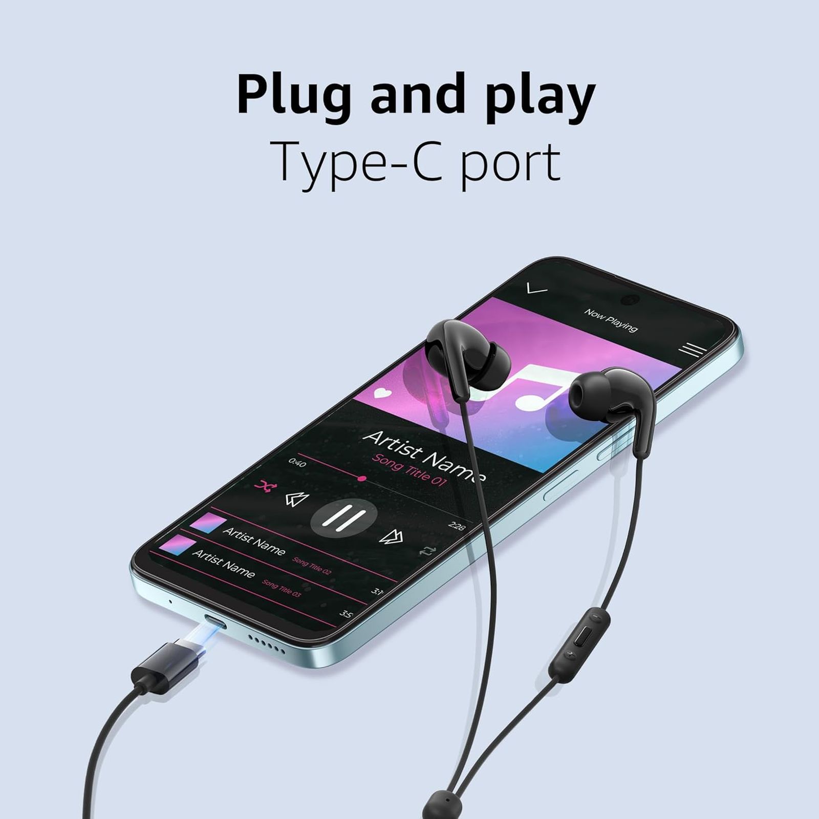 Xiaomi BHR8929IN Wired Earphone with Mic (USB Type-C Connector, In Ear, White) Xiaomi BHR8929IN Wired Earphone with Mic (USB Type-C Connector, In Ear, White)_6