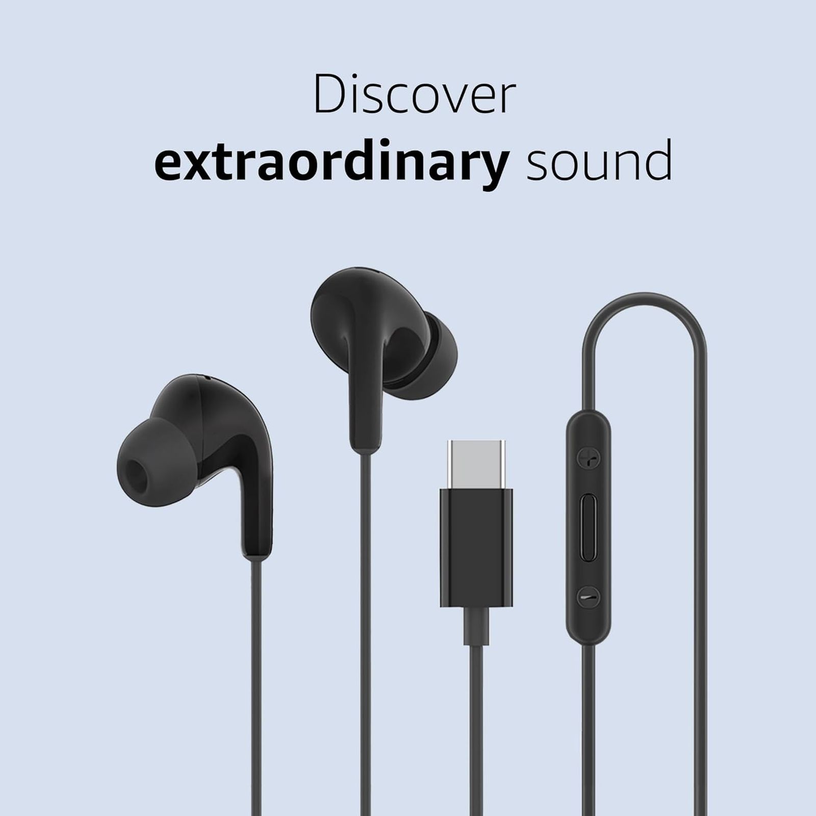 Xiaomi BHR8932IN Wired Earphone with Mic (USB Type-C Connector, In Ear, Black)_4