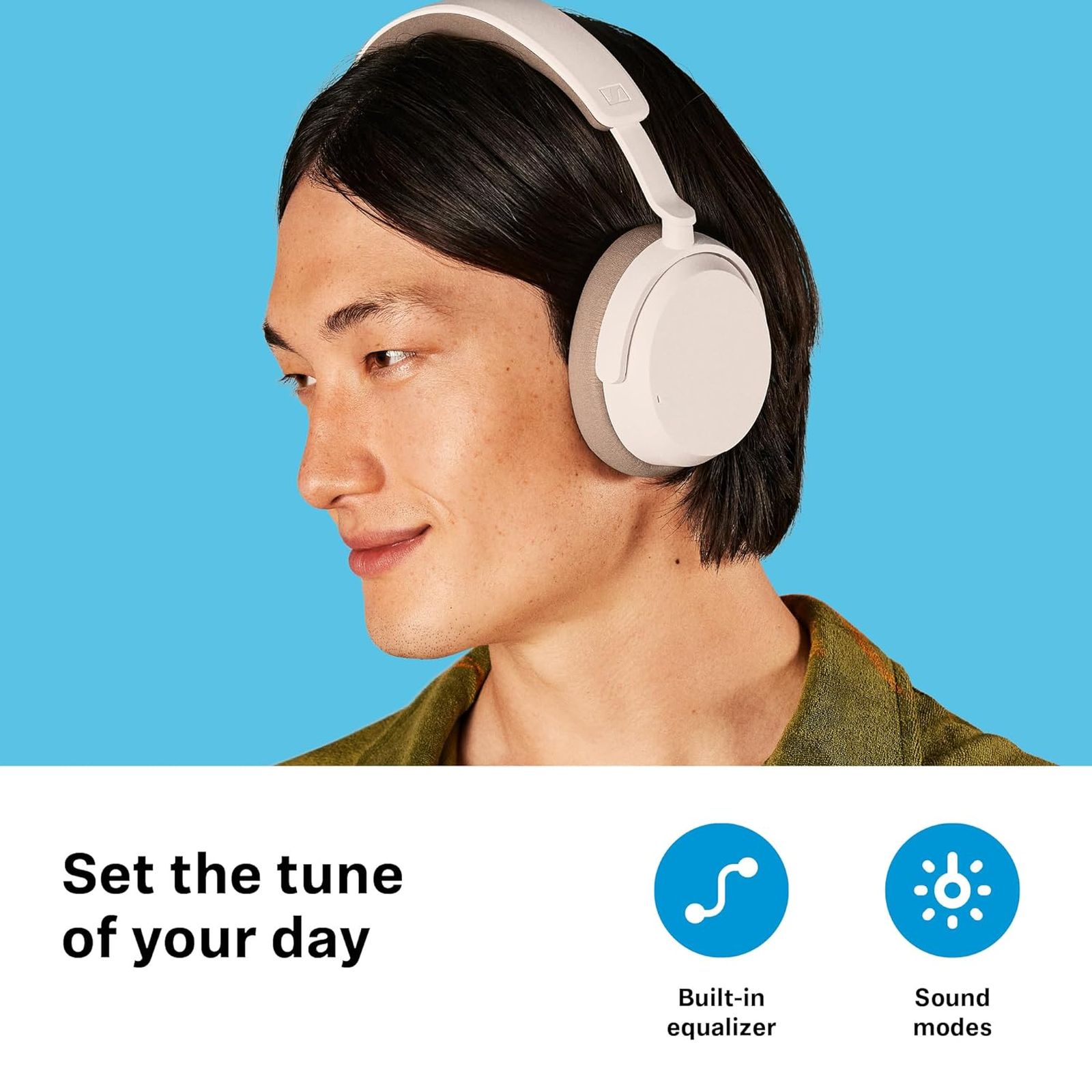 SENNHEISER ACCENTUM 700175 Bluetooth Headphone with Mic (50 Hour Battery Playtime, Over Ear, White) SENNHEISER ACCENTUM 700175 Bluetooth Headphone with Mic (50 Hour Battery Playtime, Over Ear, White)_6