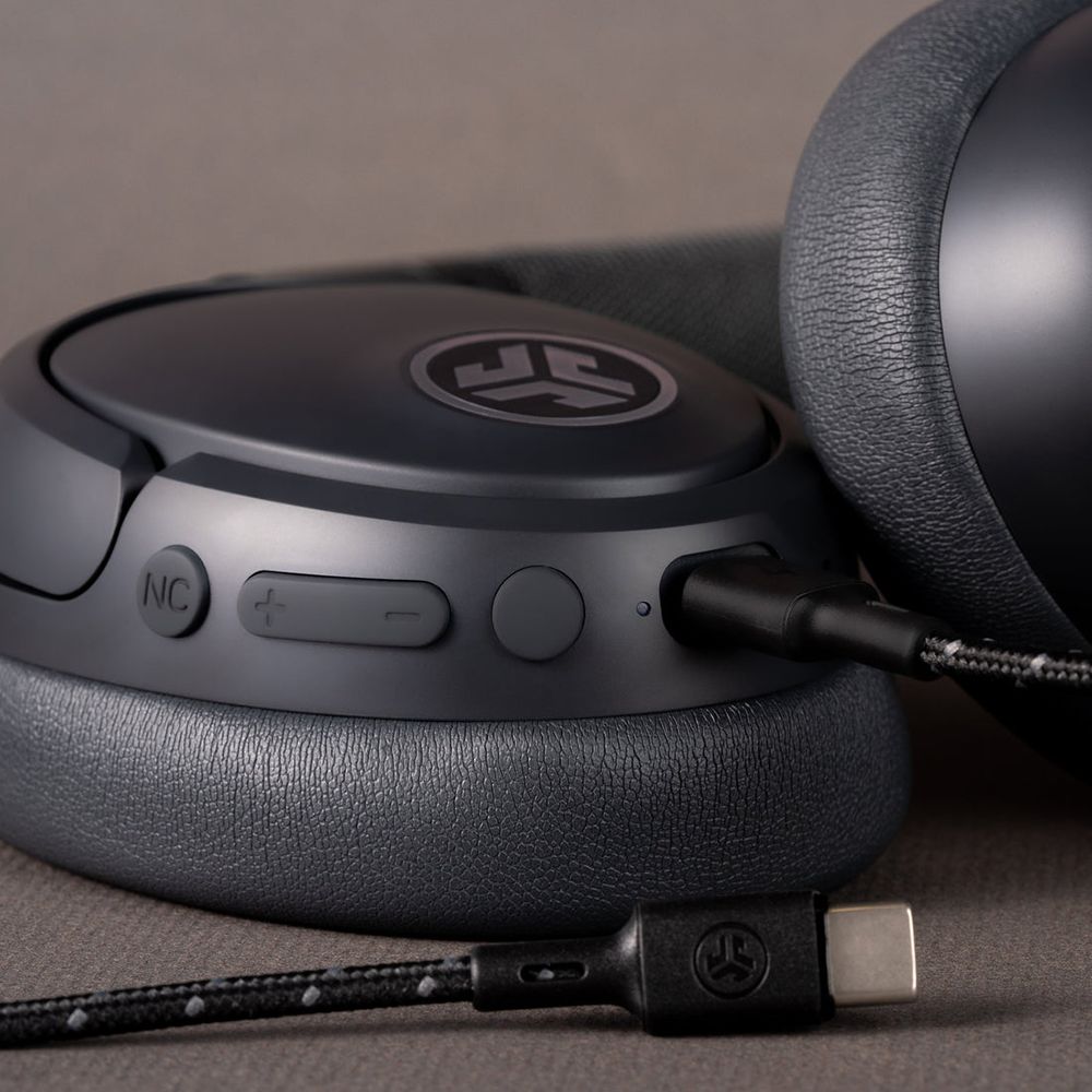 JLAB JBuds LUX HBJLUXANCRGPH62 Bluetooth Headphone with Mic (Hybrid Active Noise Cancellation, Over Ear, Graphite)_4