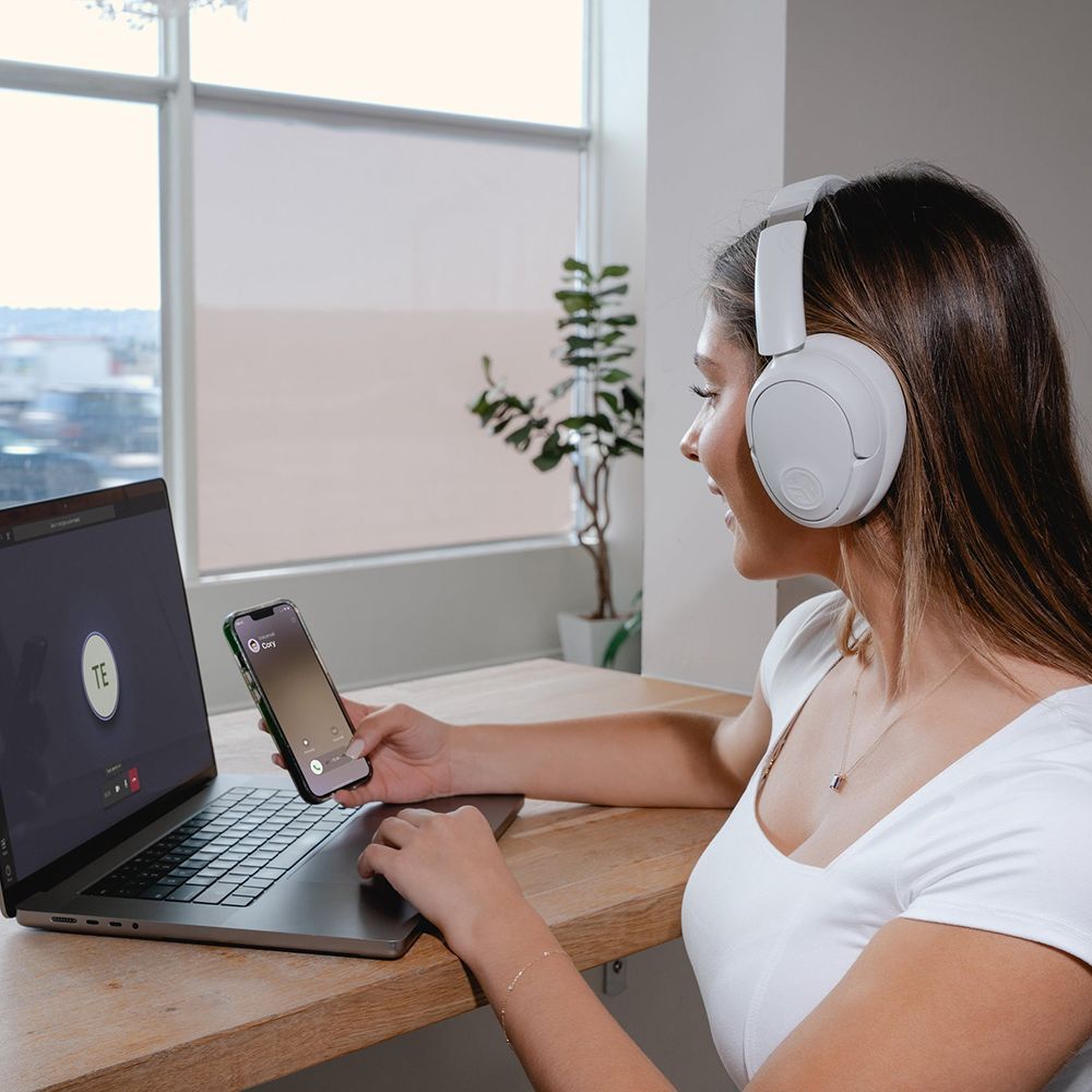 JLAB JBuds LUX HBJLUXANCRWHT62 Bluetooth Headphone with Mic (Hybrid Active Noise Cancellation, Over Ear, Cloud)_12