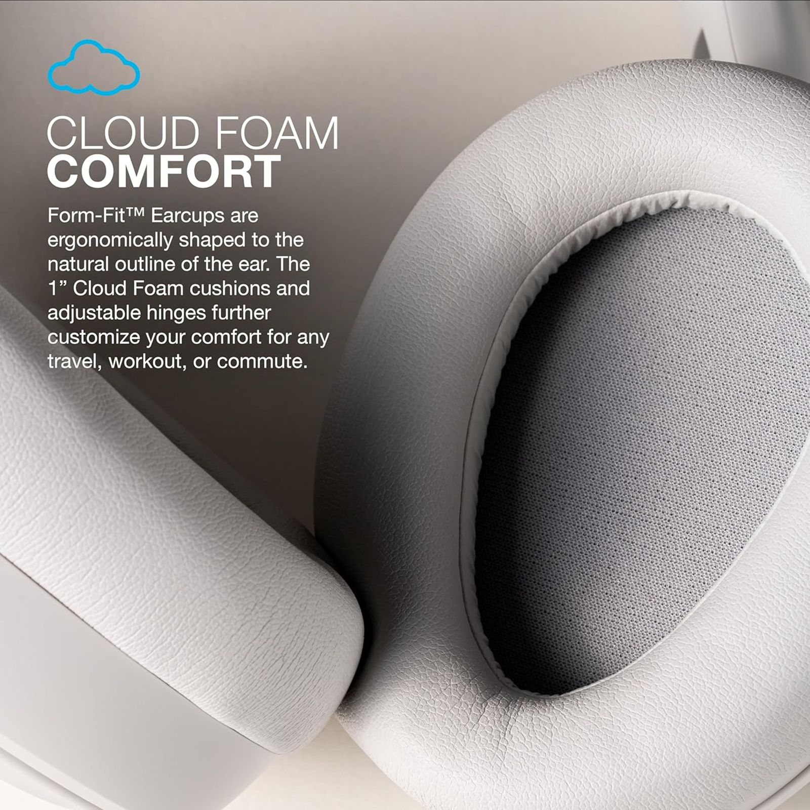 JLAB JBuds LUX HBJLUXANCRWHT62 Bluetooth Headphone with Mic (Hybrid Active Noise Cancellation, Over Ear, Cloud)_16