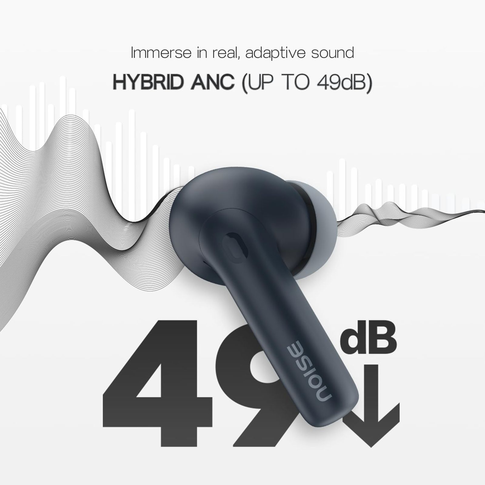 noise Air Buds Pro 6 TWS Earbuds with Active Noise Cancellation (IPX5 Water Resistant, Instacharge, Slate Black) noise Air Buds Pro 6 TWS Earbuds with Active Noise Cancellation (IPX5 Water Resistant, Instacharge, Slate Black)_12