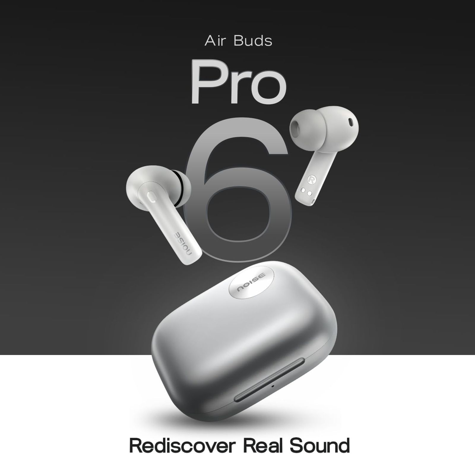 noise Air Buds Pro 6 TWS Earbuds with Active Noise Cancellation (IPX5 Water Resistant, Instacharge, Nimbus Grey)_10