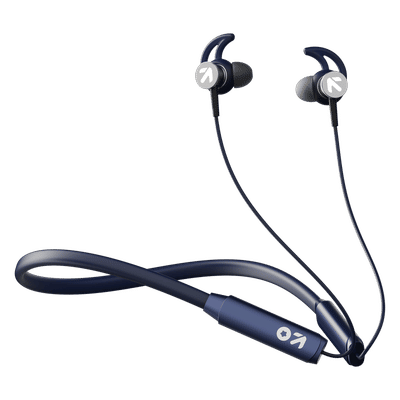 GOBOULT GX Charge RGNB156BLU Neckband with Environmental Noise Cancellation (IPX5 Water Resistant, Fast Charging, Blue)