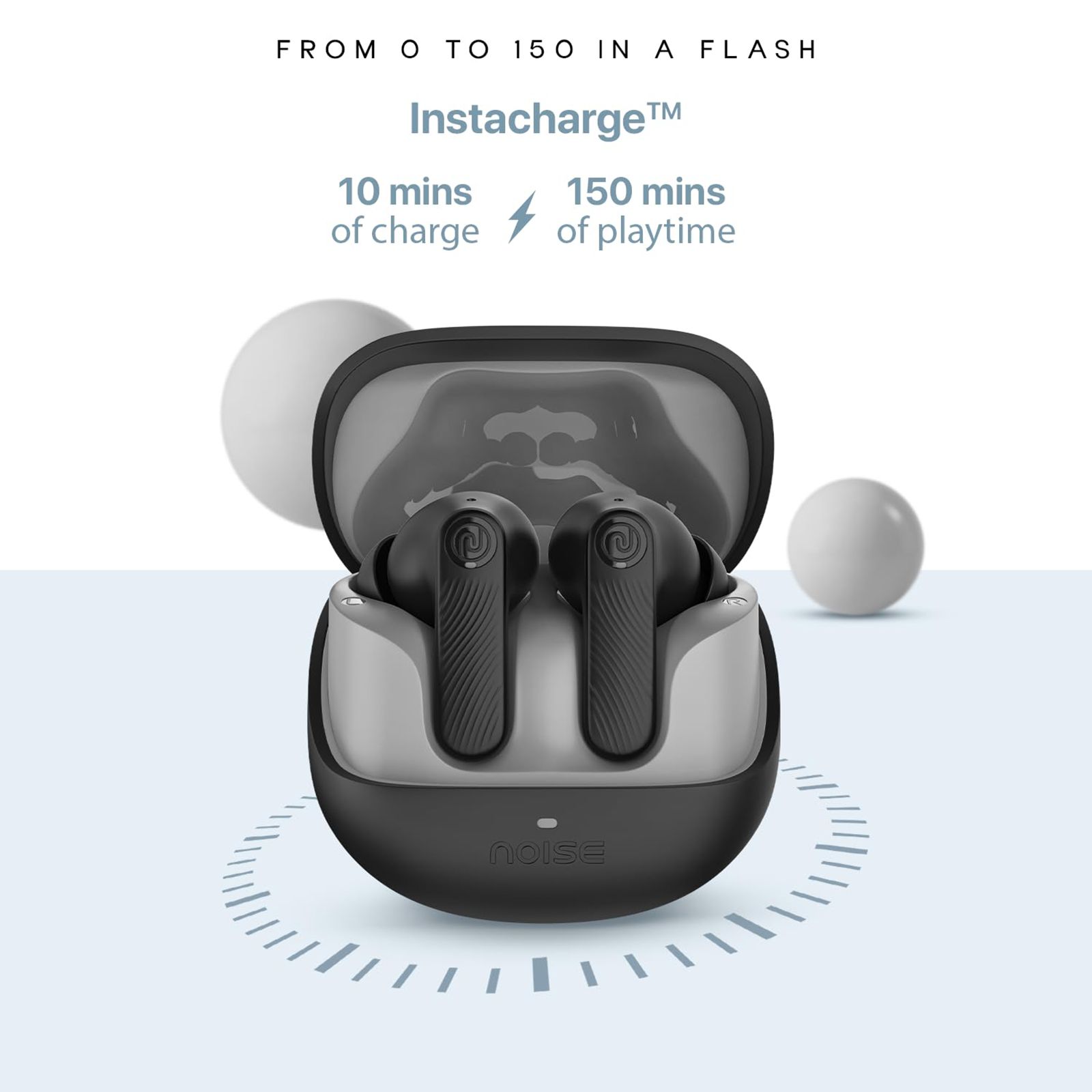 noise Buds X2 TWS Earbuds with Active Noise Cancellation (IPX5 Water Resistant, Instacharge, Ebony Black) noise Buds X2 TWS Earbuds with Active Noise Cancellation (IPX5 Water Resistant, Instacharge, Ebony Black)_9