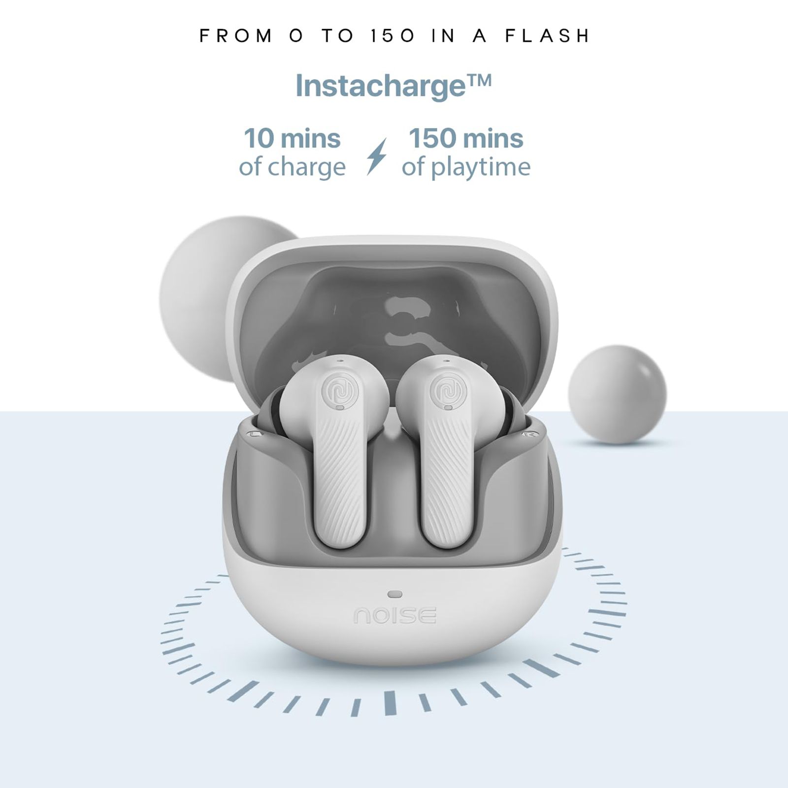 noise Buds X2 TWS Earbuds with Active Noise Cancellation (IPX5 Water Resistant, Instacharge, Pebble Grey) noise Buds X2 TWS Earbuds with Active Noise Cancellation (IPX5 Water Resistant, Instacharge, Pebble Grey)_11