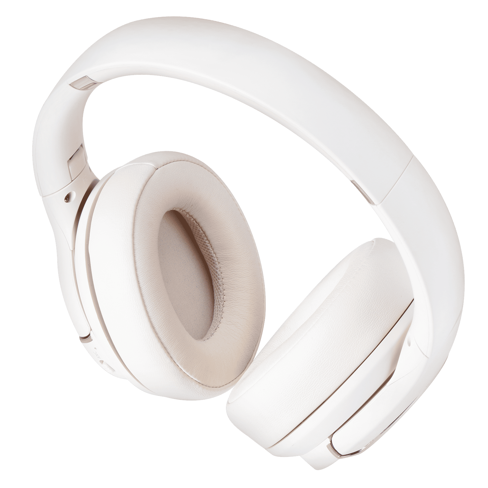 Croma Bluetooth Headphone with Mic (Active Noise Cancellation, Over Ear, Beige)_13