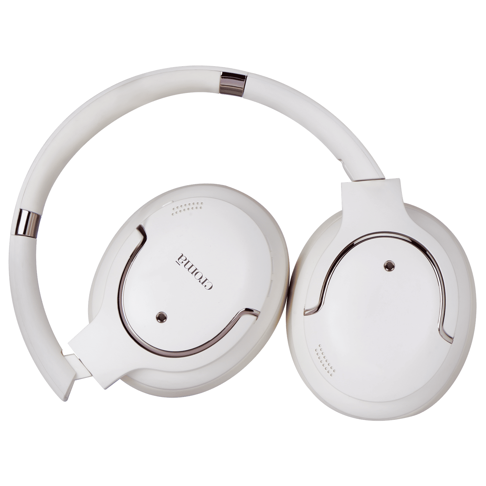 Croma Bluetooth Headphone with Mic (Active Noise Cancellation, Over Ear, Beige)_16