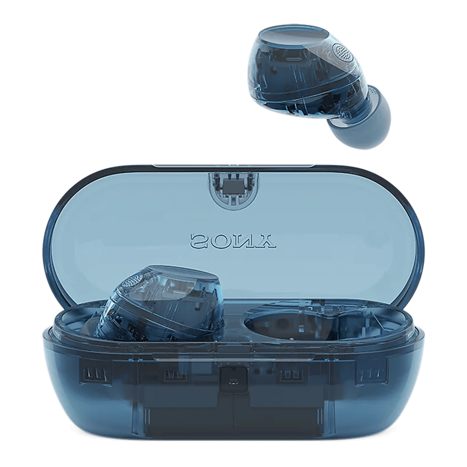SONY WF-C710N TWS Earbuds with Advanced Noise Cancellation (IPX4 Water Resistant, Noise Sensor Technology, Glass Blue)_1