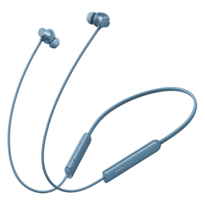 realme Buds Wireless 5 Lite Neckband with Environmental Noise Cancellation (IP55 Dust & Water Resistant, Dual Device Connection, Haze Blue)