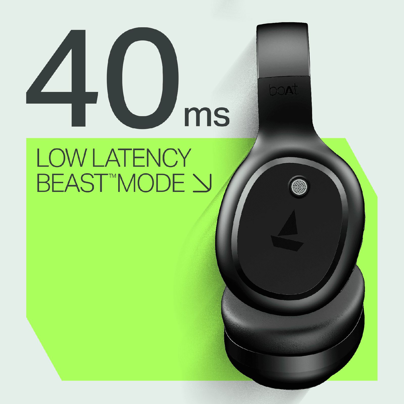 boAt Rockerz 421 Bluetooth Headphone with Mic (40 Hours Playback, Over Ear, Black Sabre) boAt Rockerz 421 Bluetooth Headphone with Mic (40 Hours Playback, Over Ear, Black Sabre)_4