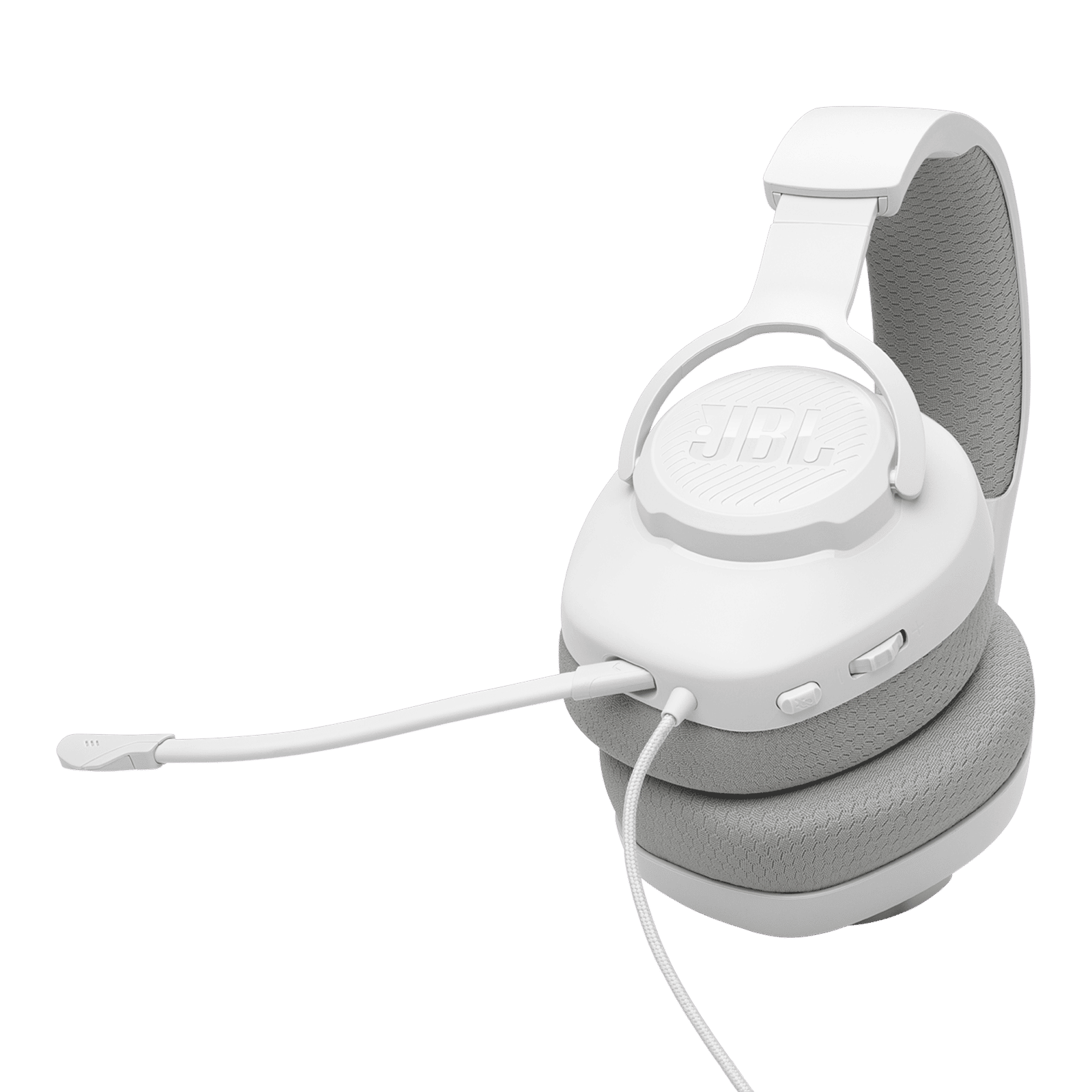 JBL Quantum 100M2 Wired Gaming Headset (Detachable Microphone, Over Ear, White)_4