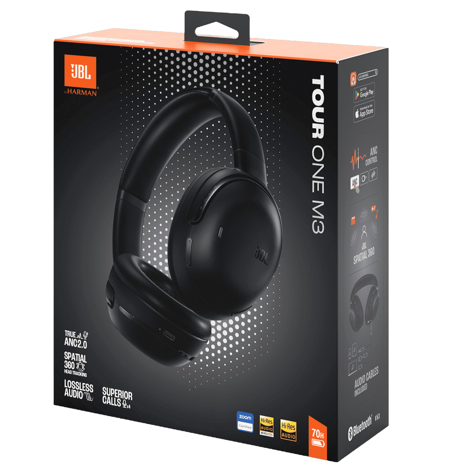 JBL Tour One M3 Bluetooth Headphone with Mic (Adaptive Noise Cancellation, Over Ear, Black)_14