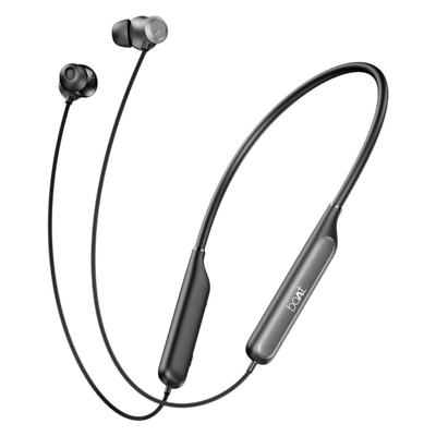 boAt Rockerz 210 Neckband with Adaptive Noise Cancellation (IPX4 Sweat Resistant, ASAP Charge Technology, Onyx Black)