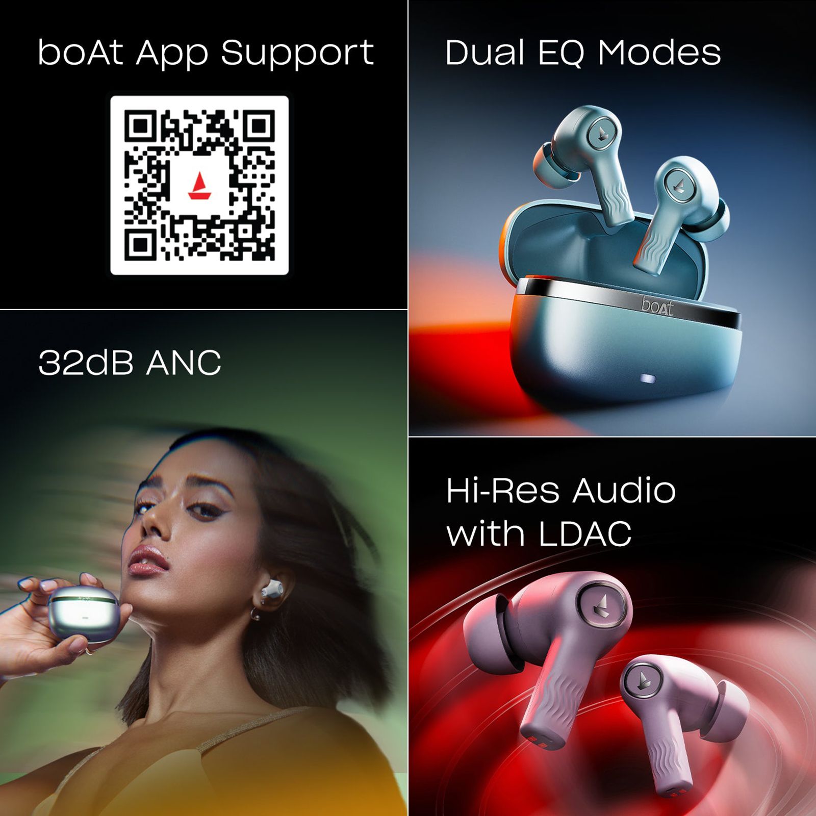 boAt Nirvana Ion ANC Pro TWS Earbuds with Active Noise Cancellation (IPX4 Water Resistant, Dual EQ Modes, Crystal Black) boAt Nirvana Ion ANC Pro TWS Earbuds with Active Noise Cancellation (IPX4 Water Resistant, Dual EQ Modes, Crystal Black)_15