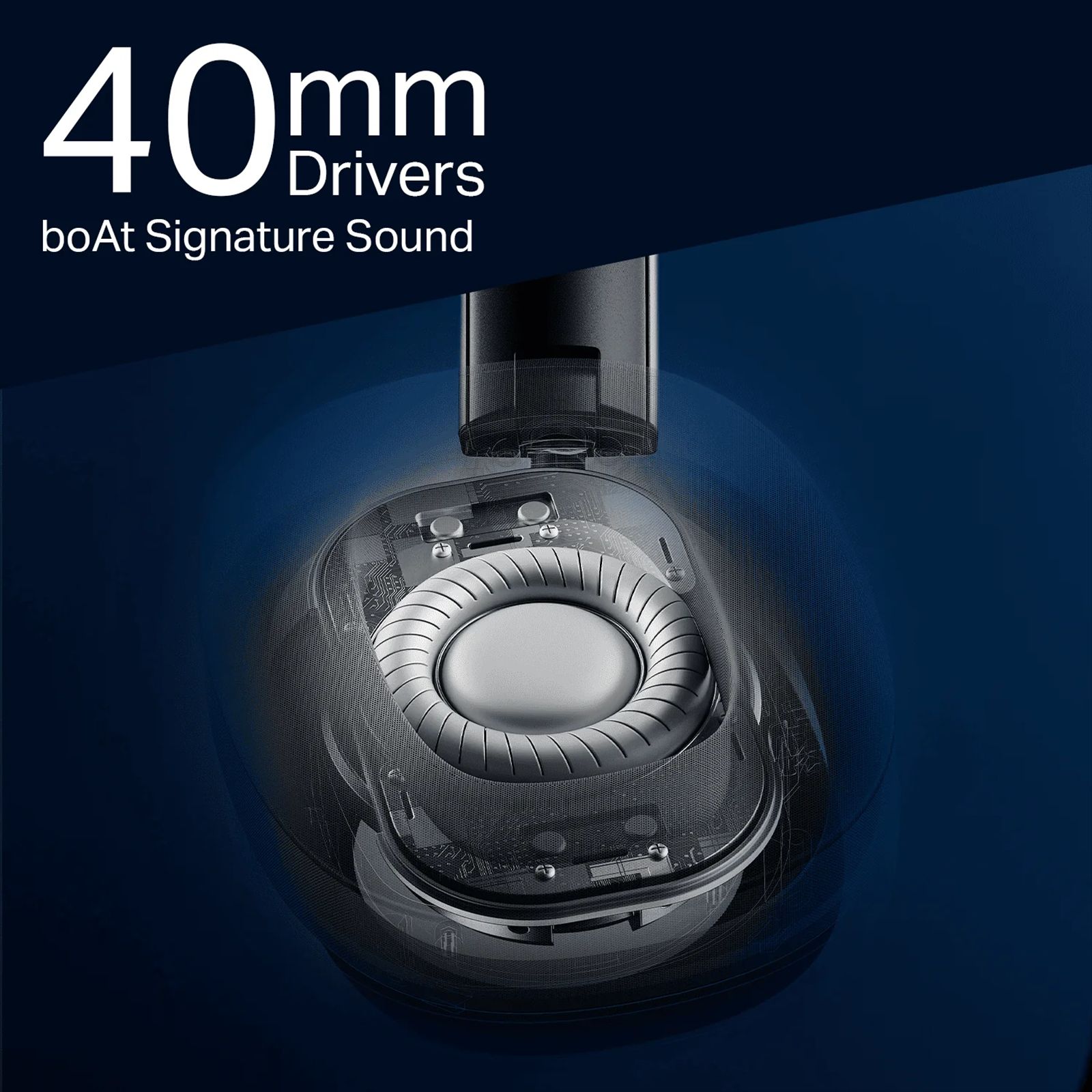 boAt Rockerz Plus 550 ANC Bluetooth with Mic (ENx Technology, Over Ear, Cosmic Black)_5